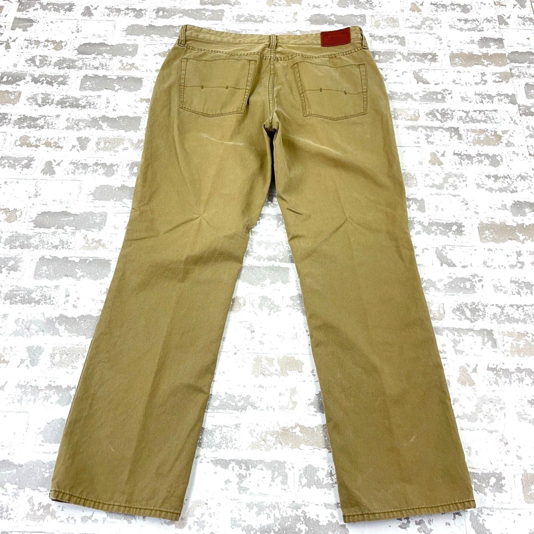 Polo Ralph Lauren Polo Ralph Lauren Pants Men 36x32 Tan Khaki Chinos Slacks Trousers Straight Leg Size US M / EU 48-50 / 2 - 2 Thumbnail