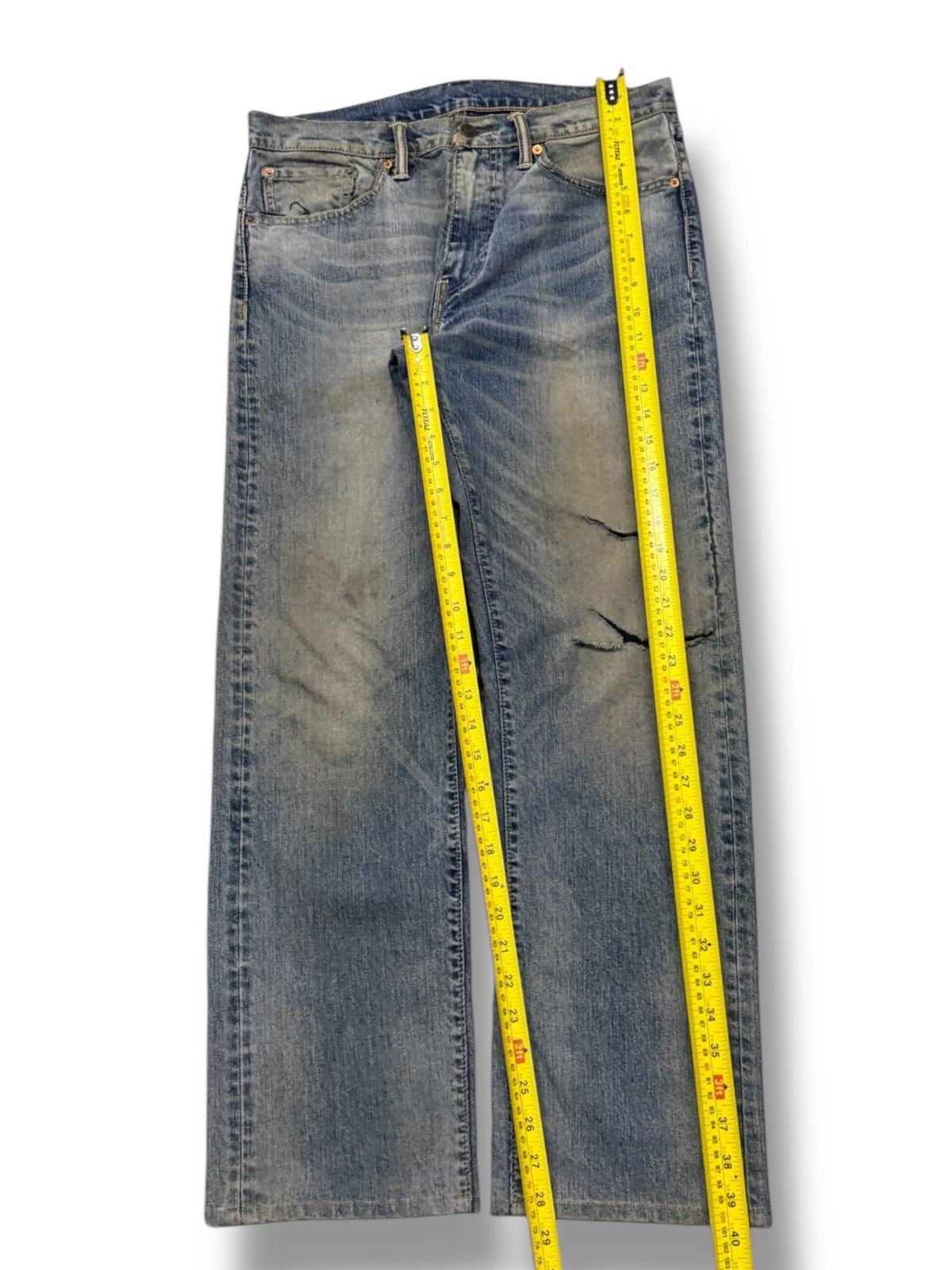 Levi's Vintage Levi’s 505 Denim Jeans | Vintage Heavy Fade | W33 Size US 33 - 13 Thumbnail