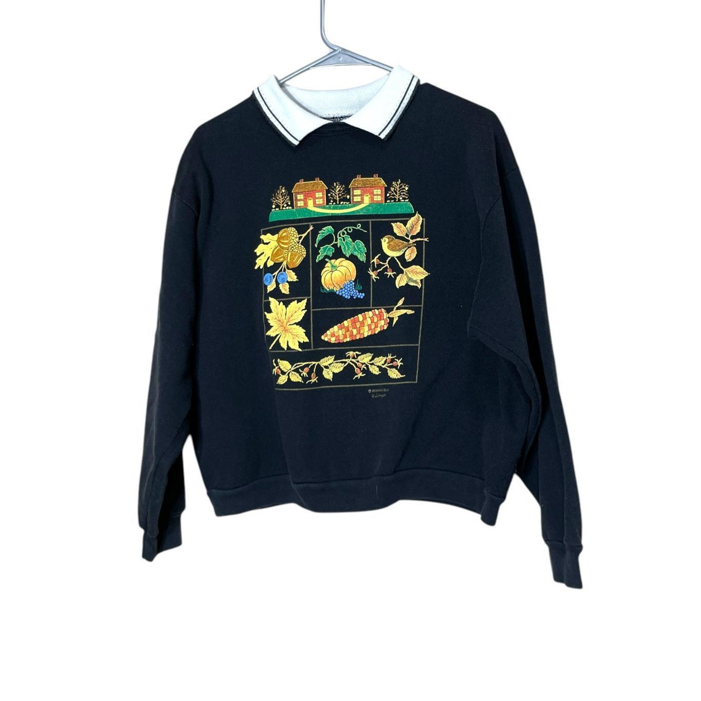 Other Vintage Morning Sun Sweatshirt Black Fall USA Grandma Autumn Size S Size S / US 4 / IT 40 - 1 Thumbnail