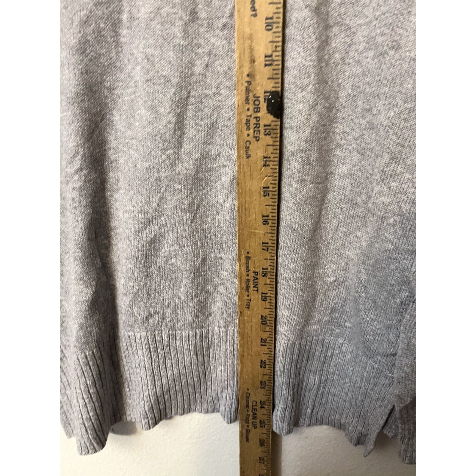 Old Navy Old Navy Pullover Sweater Womens Size M Gray Long Sleeve Crew Neck Knit Cotton Blend Regular Classic Size M / US 6-8 / IT 42-44 - 4 Thumbnail
