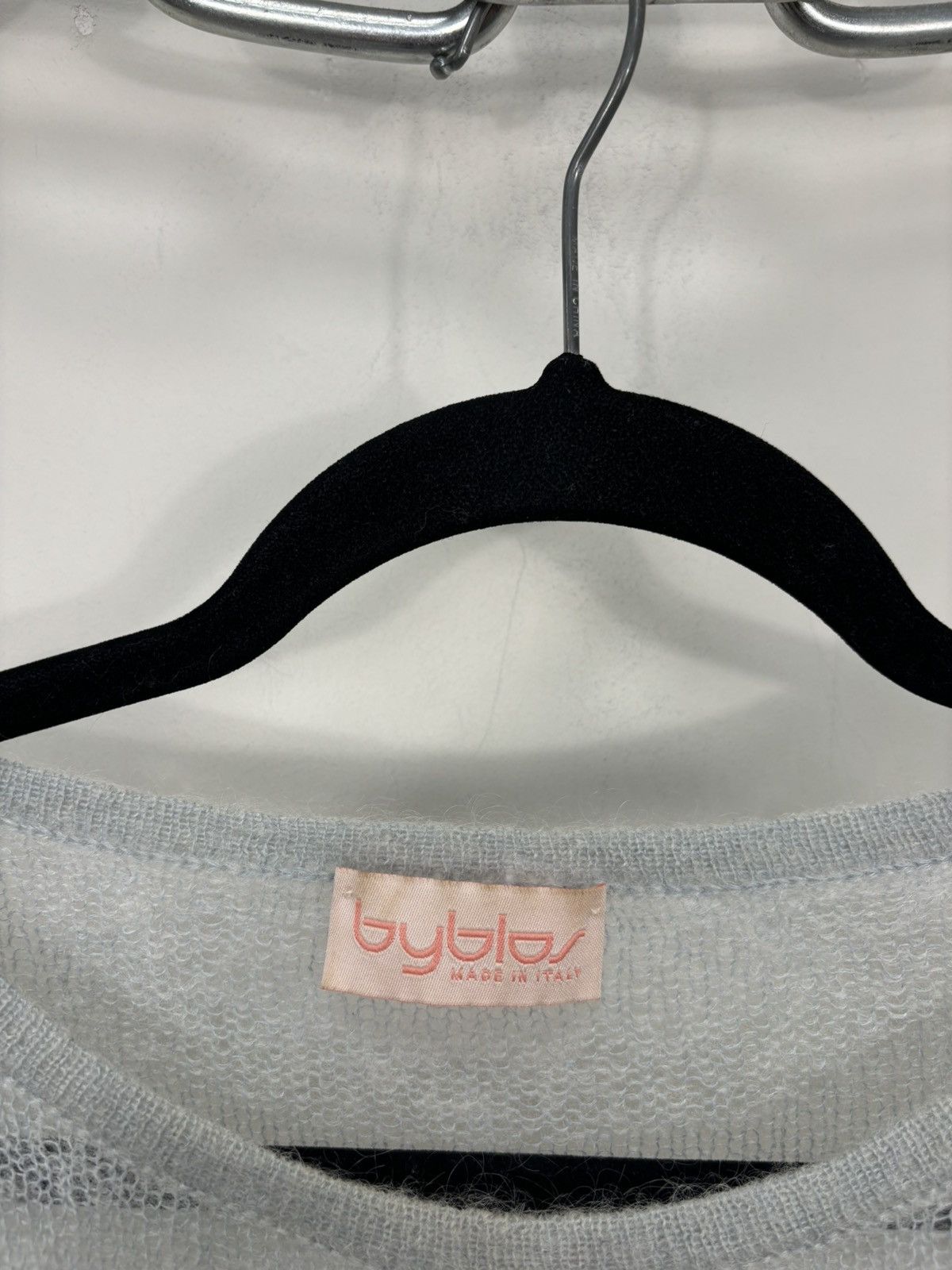 Byblos Vintage Byblos Women’s Open-Knit Italian Mohair Sweater Size XL / US 12-14 / IT 48-50 - 13 Thumbnail