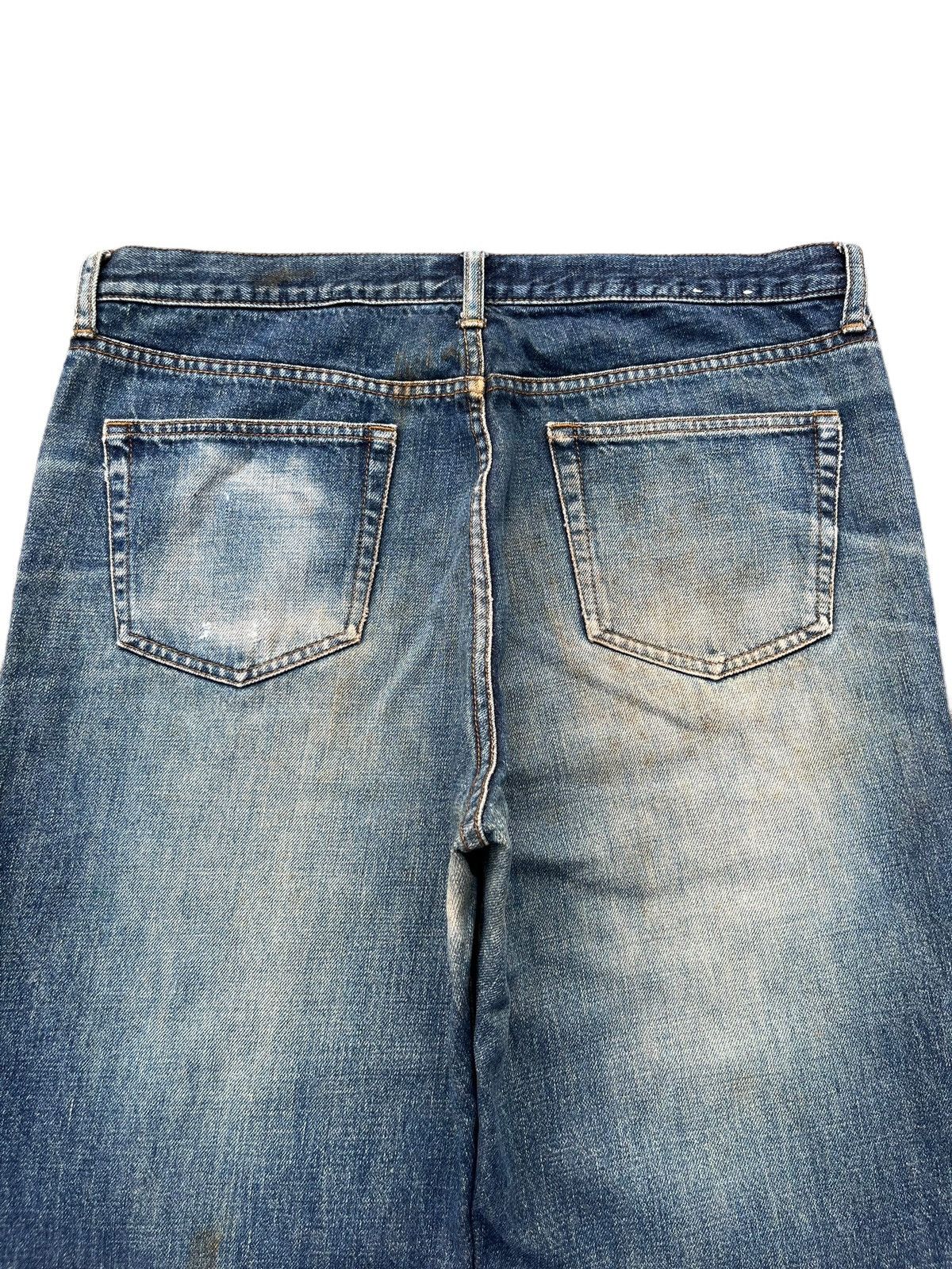 Japanese Brand × Johnbull Vintage Y2K Grunge Distressed Blue Faded Washed Loose Jeans Size US 34 / EU 50 - 4 Thumbnail