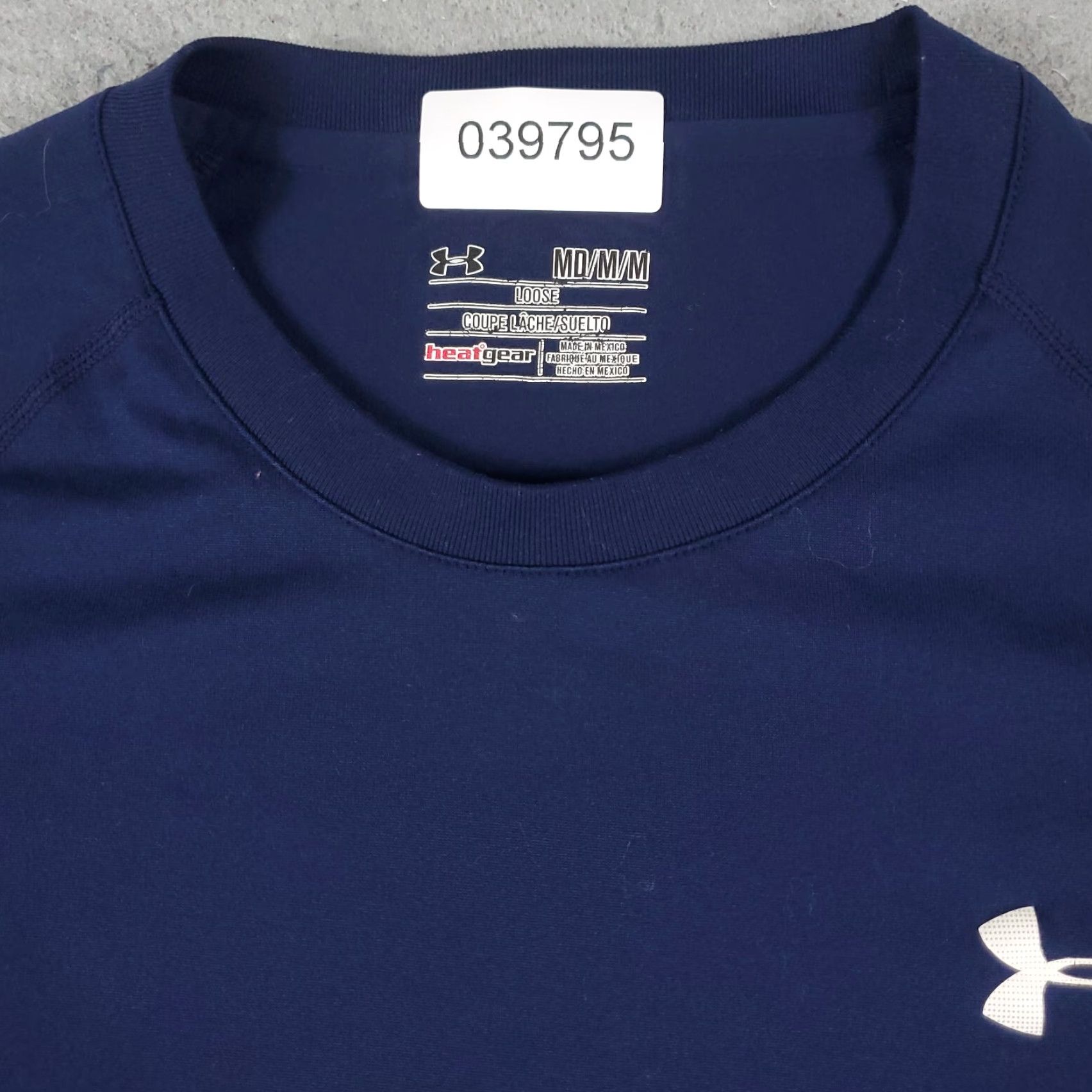 Under Armour Under Armour Shirt Mens M Blue Short Sleeve Pullover Activewear Logo Breathable Lightweight All Seasons Size US M / EU 48-50 / 2 - 2 Thumbnail