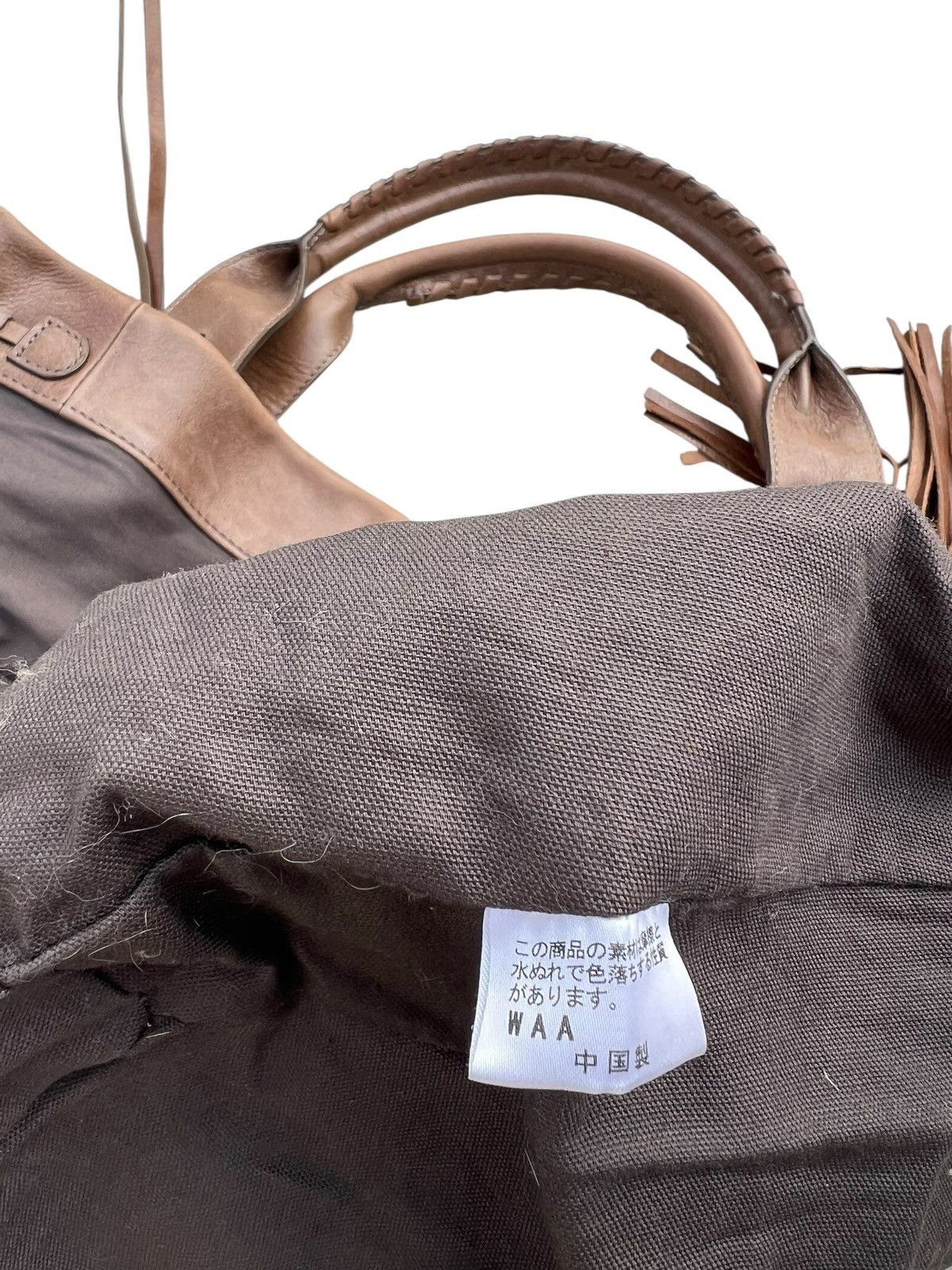 Leather Vintage Sazaby Japan Scratches Patina Leather Shoulder Bag Size ONE SIZE - 25 Thumbnail