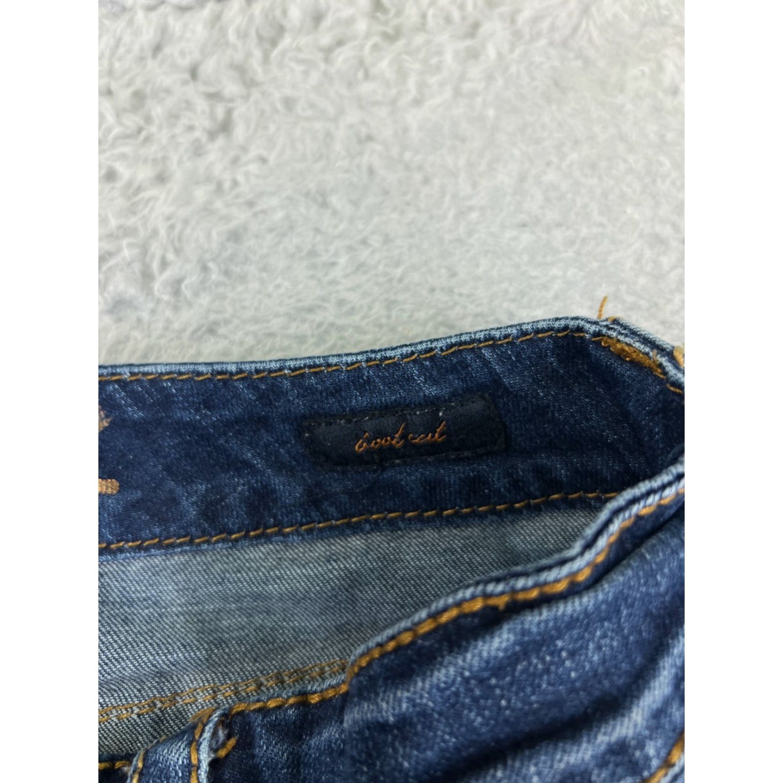 Vintage Seven7 Jeans Women Bootcut Denim Blue 28 30in Regular Cotton Blend 5-Pocket Low Rise Vintage? No. (Adjust) Size 28" / US 6 / IT 42 - 7 Thumbnail