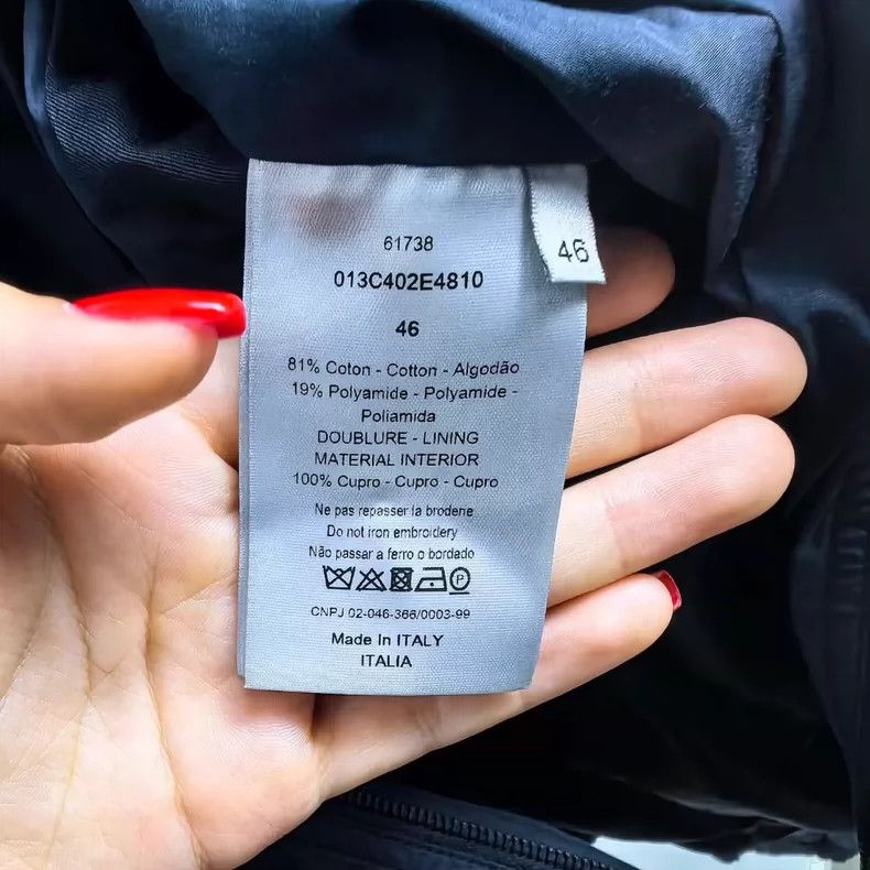 Dior Dior Embroidered Logo Letter Full Print Hooded Jacket 2501- Size US S / EU 44-46 / 1 - 6 Thumbnail