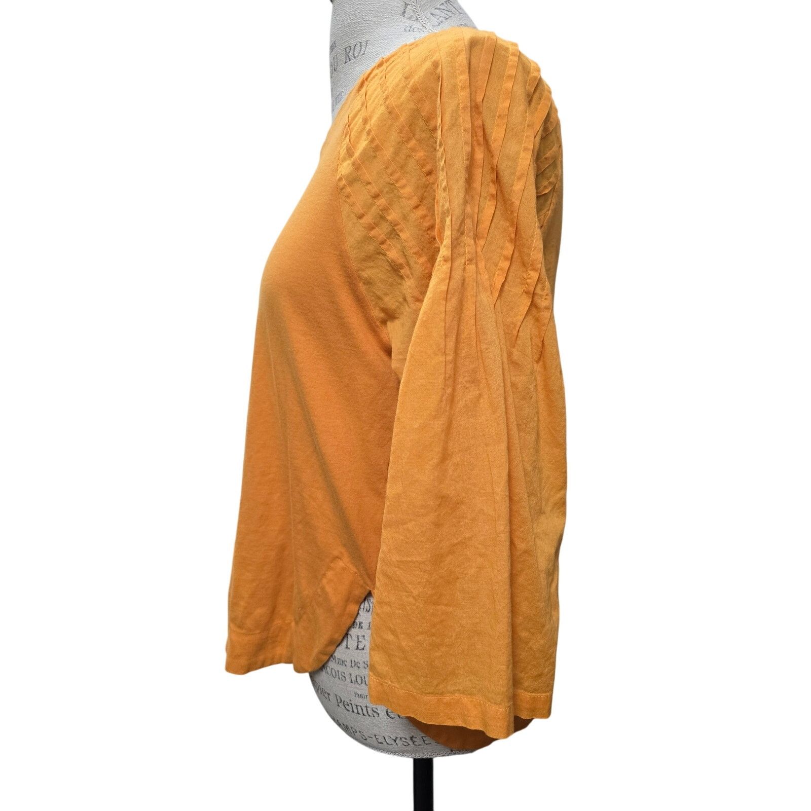 Anthropologie Maeve Anthropologie Yellow Blouse, Small Size S / US 4 / IT 40 - 4 Thumbnail