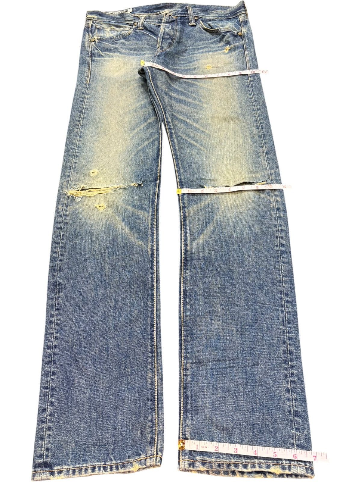 Spellbound Vintage Spellbound Mud Wash Distressed Jeans Size 32" / US 10 / IT 46 - 8 Thumbnail