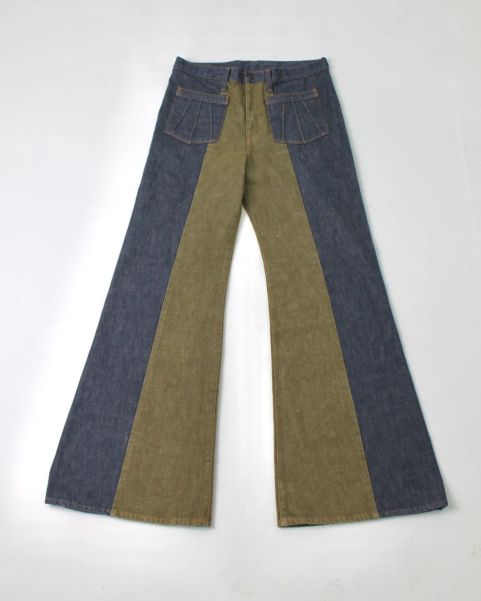 kapital flared denim