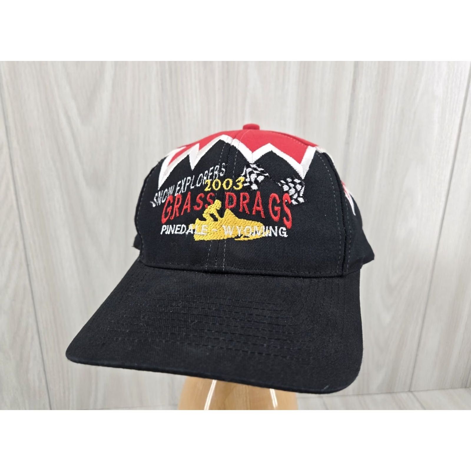 Katin Pinedale Wyoming Snow Explorers Grass Drags Hat 2003 Baseball Cap One Size Men Multicolor Kati Brand Size ONE SIZE - 2 Thumbnail