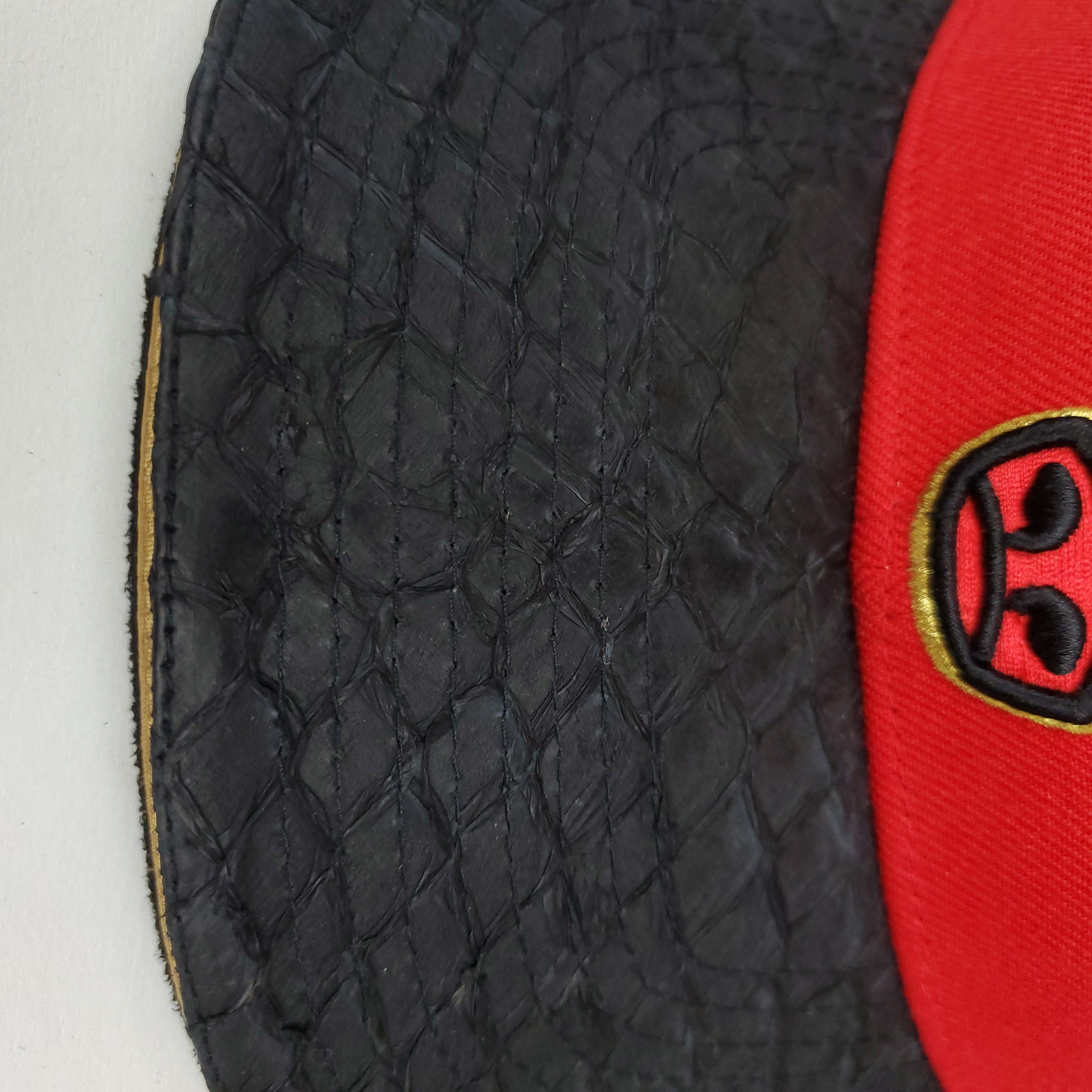Mitchell & Ness Chicago Bulls Carp Skin Bill Strapback Hat Size ONE SIZE - 2 Thumbnail