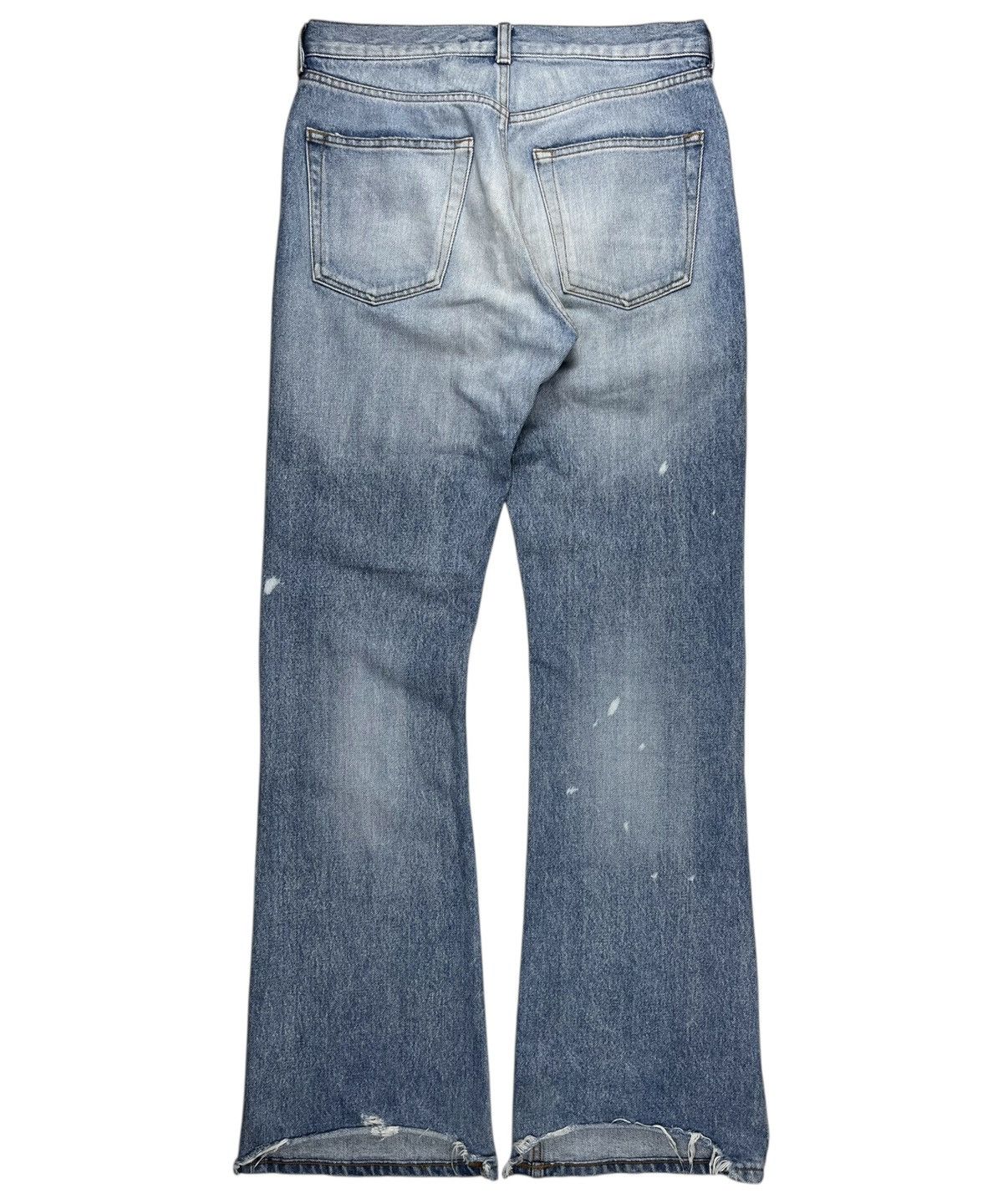 Balenciaga FW18 Balenciaga Heelbite Flared Bootcut Denim Jeans Size US 30 / EU 46 - 2 Thumbnail