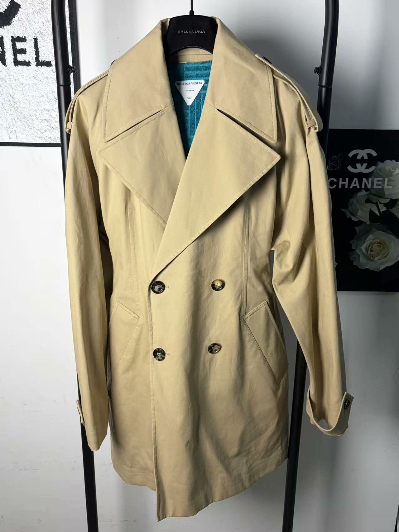 Bottega Veneta Bottega Veneta Beige Coat XS Women Size XS / US 0-2 / IT 36-38 - 1 Thumbnail