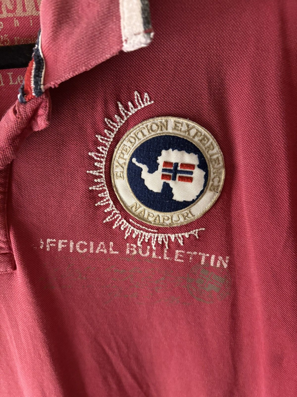 Napapijri Vintage Napajiri Polo Shirt Size US L / EU 52-54 / 3 - 3 Thumbnail