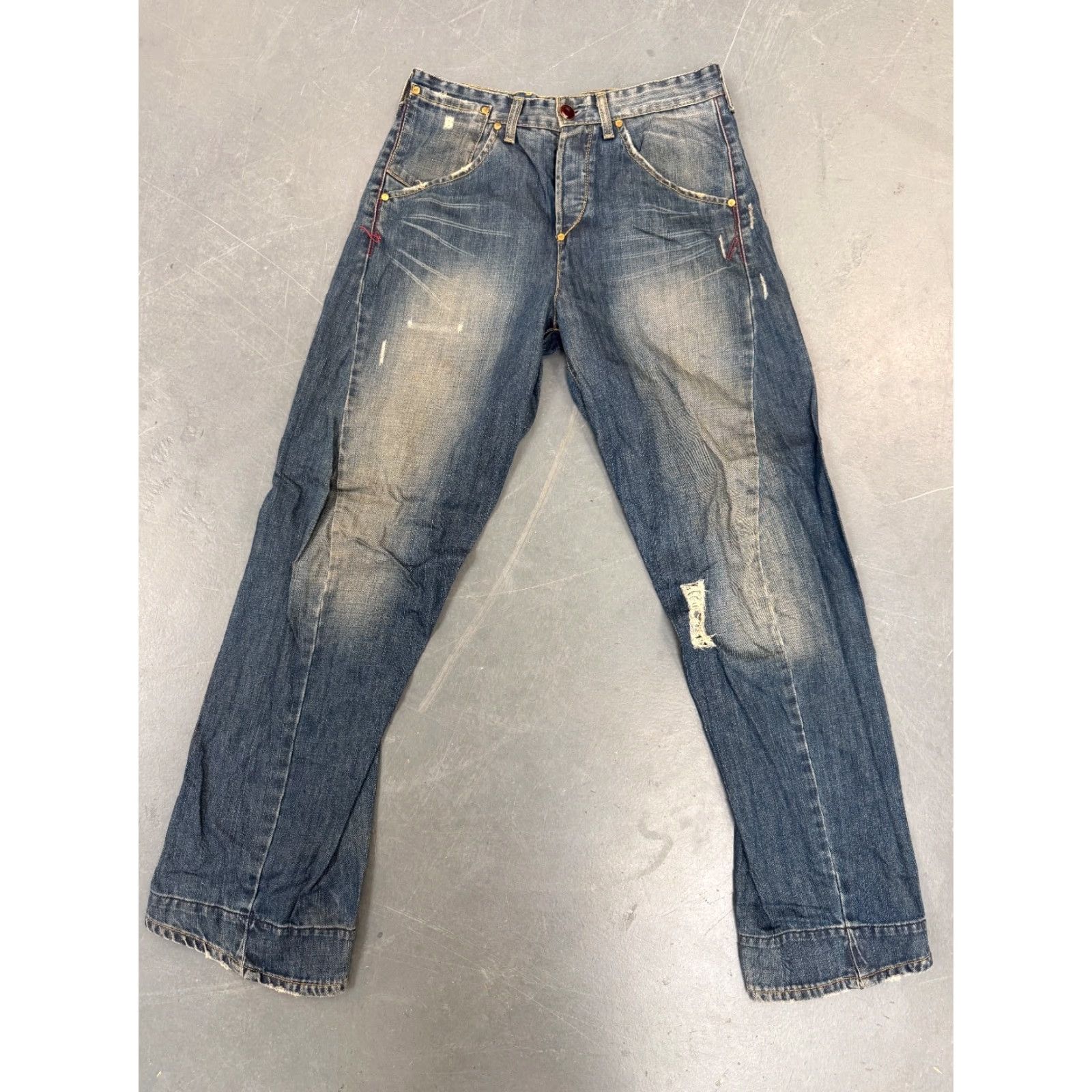 Levi's VINTAGE Levi’s Engineered Jeans Twisted - Jeans - W30 L34 - Blue - 90s - Men - Regular - 5-Pocket - Button - Medium Wash Size US 30 / EU 46 - 2 Thumbnail