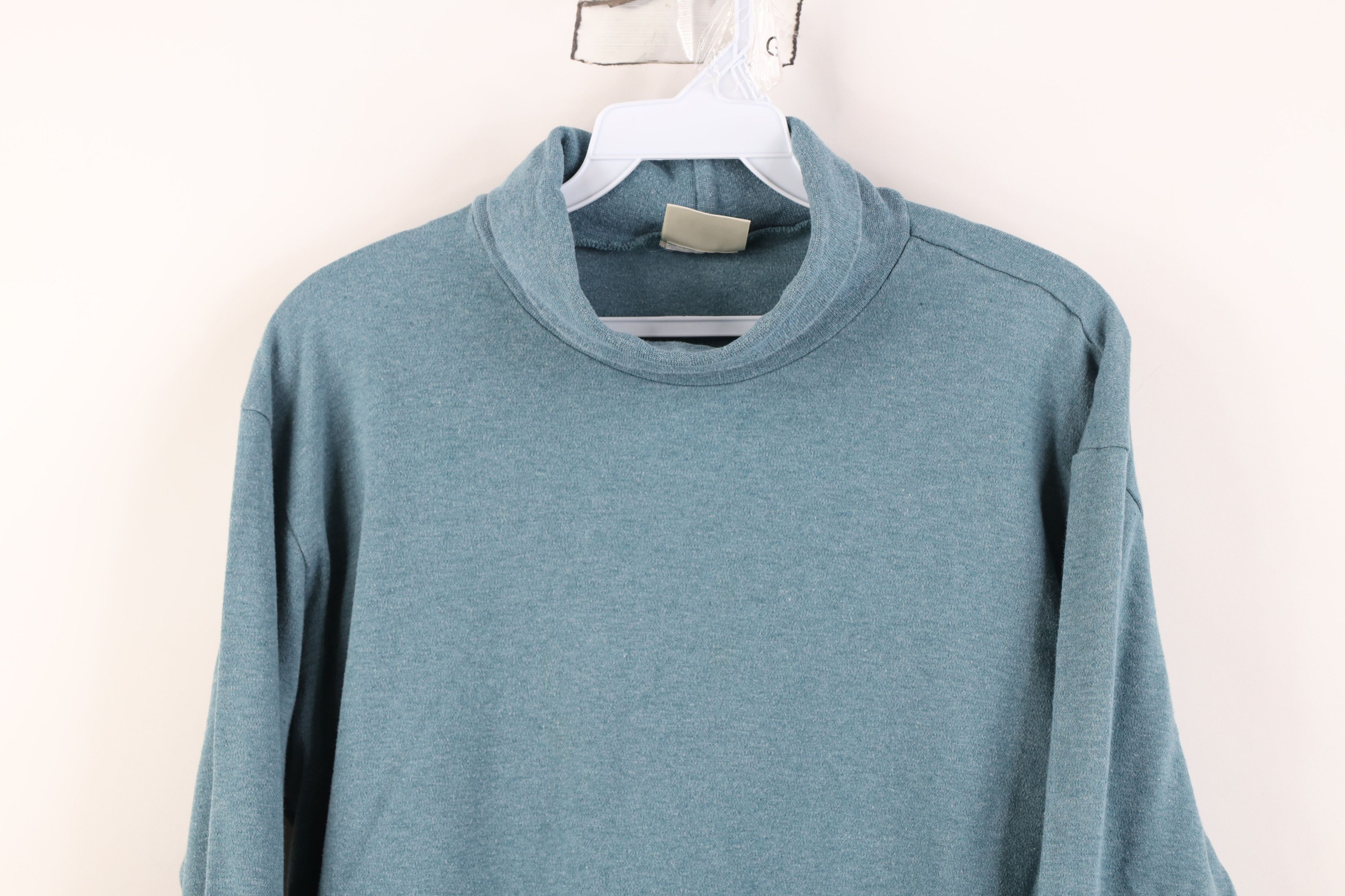 L.L. Bean Vintage 90s LL Bean Blank Long Sleeve Turtleneck T-Shirt USA Size US L / EU 52-54 / 3 - 2 Thumbnail