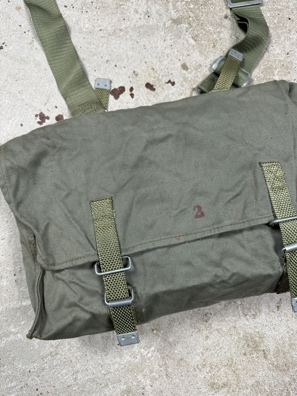 Other Vintage 80s Green Military Army Messenger Crossbody Bag Size ONE SIZE - 4 Thumbnail