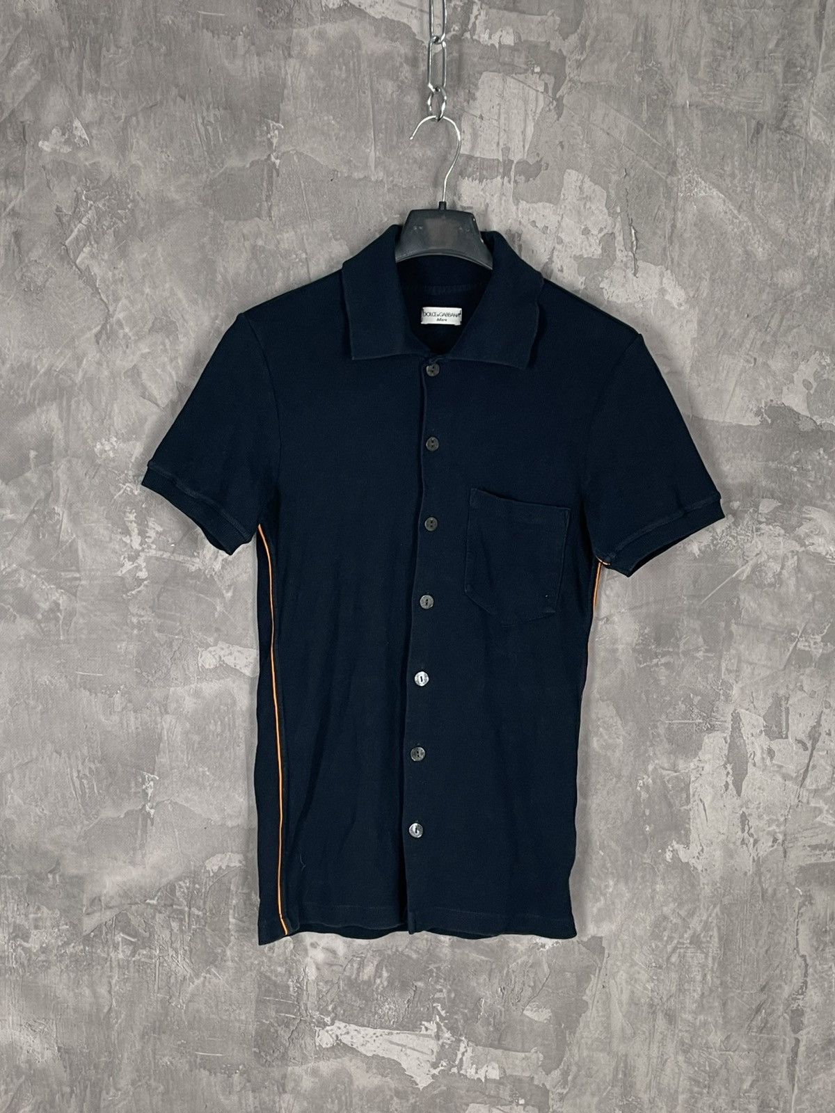 Dolce & Gabbana Avant Garde Button Up Luxury D&G Dolce & Gabbana Polo Tee Size S / US 4 / IT 40 - 1 Thumbnail