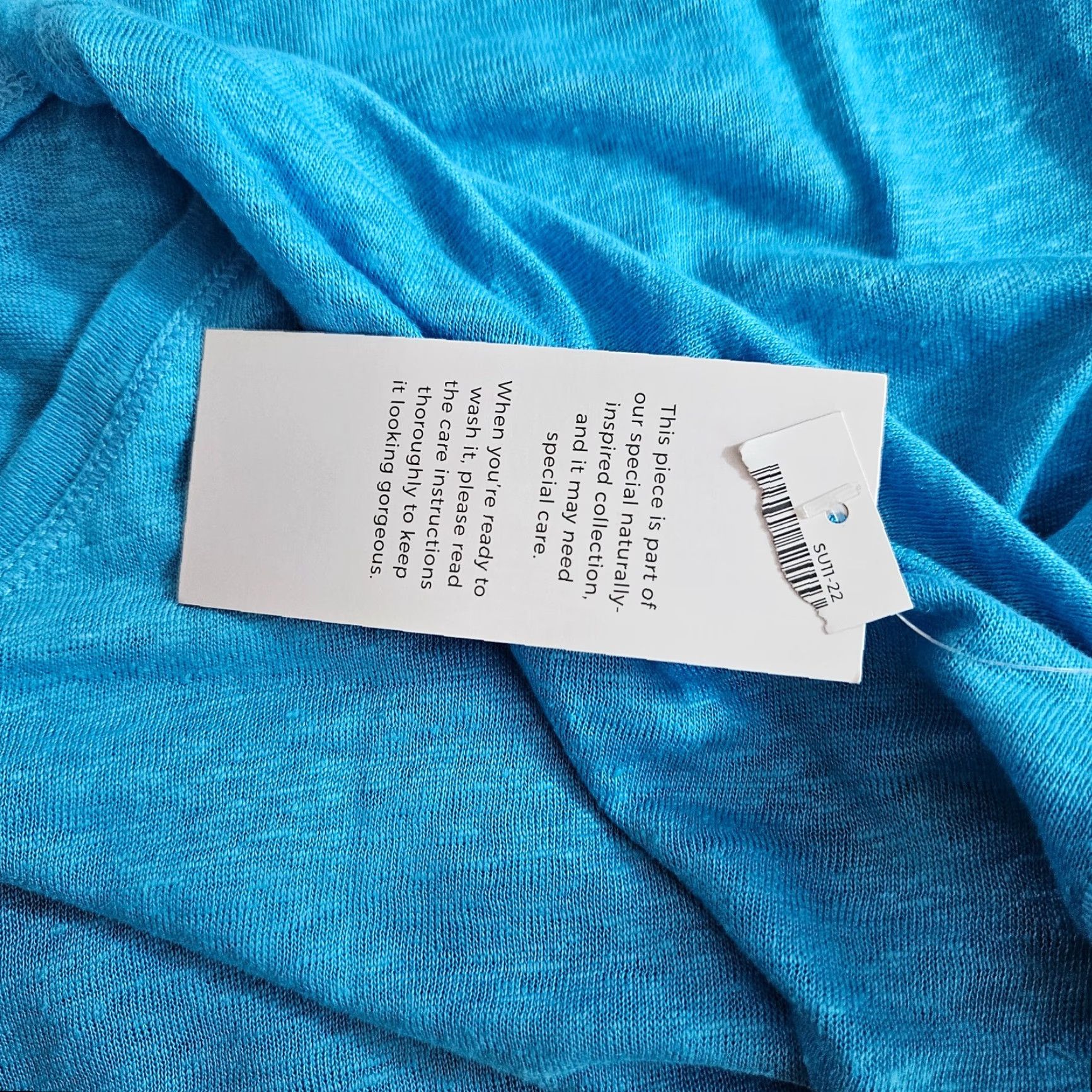 Vintage Chico's Womens Linen Top Sleeve Scoop Neck Solid Blue Large Size L Shirt Womens Classic Spring Summer Fall Short Sleeve Pullover Size L / US 10 / IT 46 - 6 Thumbnail
