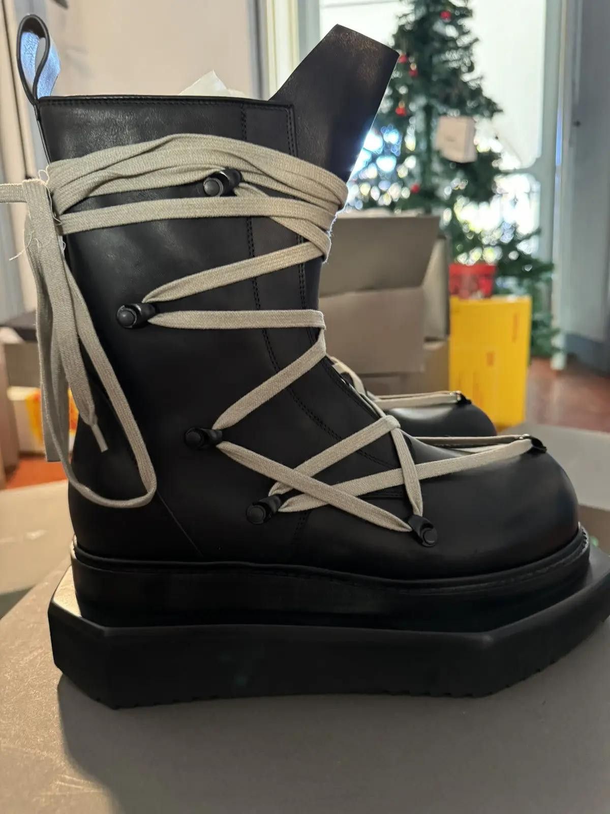 Rick Owens Rick Owens Megalace Boots Size US 8 / EU 41 - 8 Thumbnail