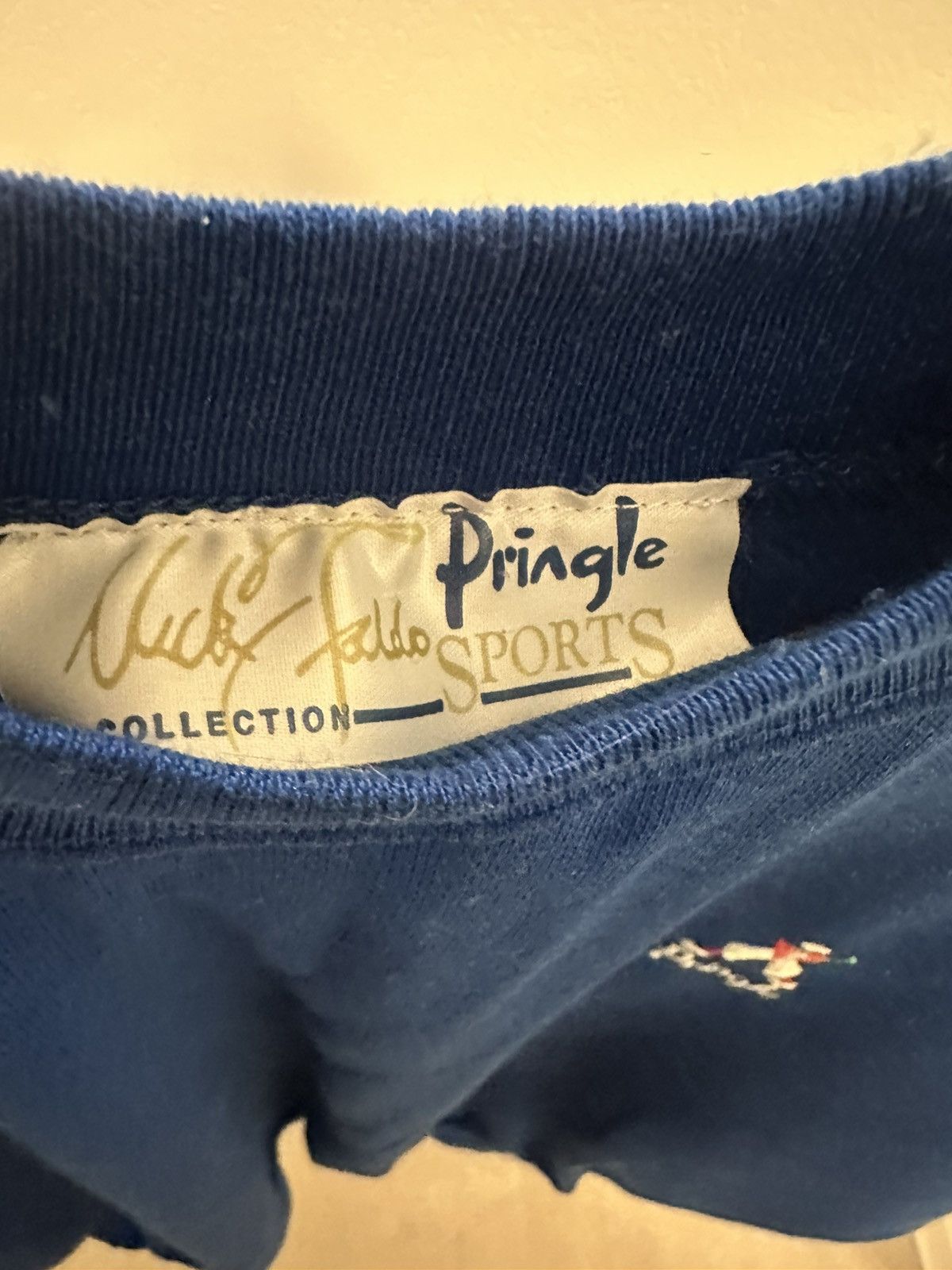 Pringle Of Scotland Mens Vintage Pringle Golf Jumper by Nick Faldo Size US S / EU 44-46 / 1 - 2 Thumbnail