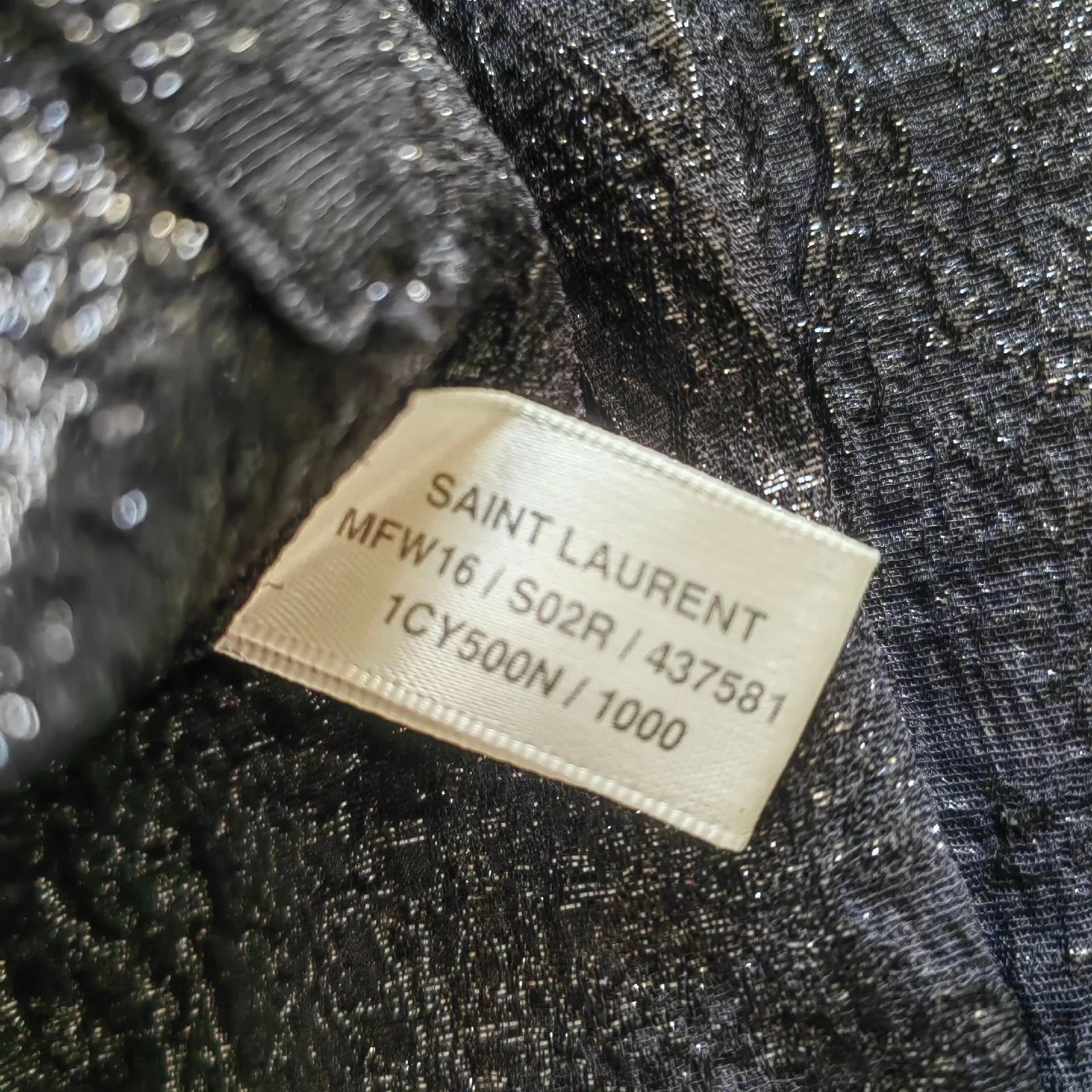 Saint Laurent Paris SLP 16fw snake-leopard texture shirt 38 sample Size US XXS / EU 40 - 4 Thumbnail
