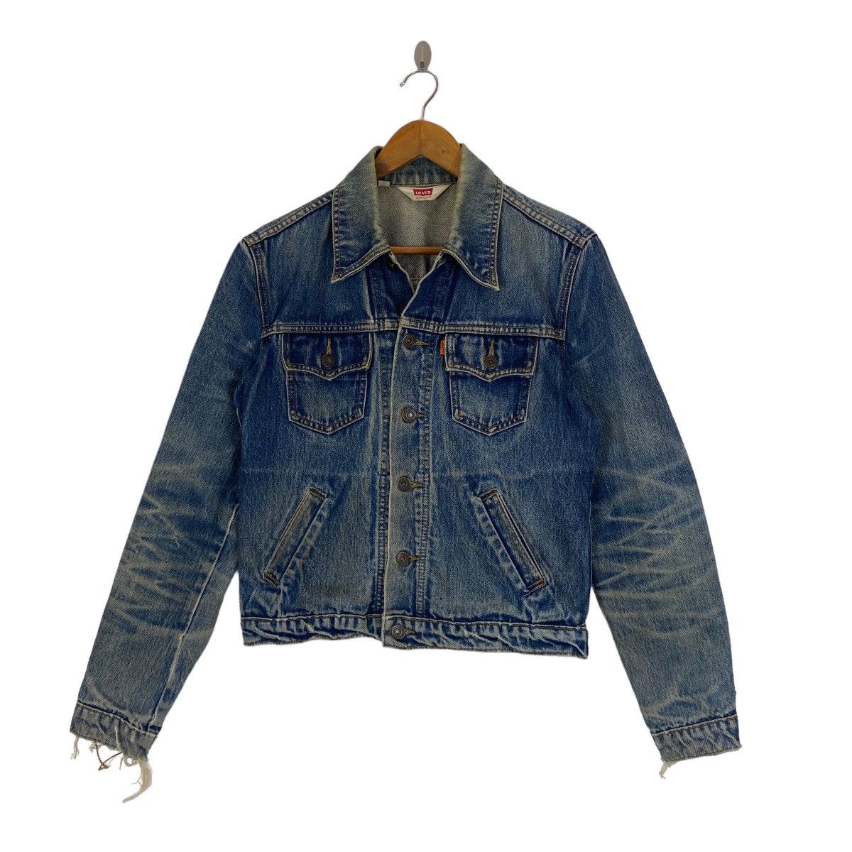 Levi's Vintage Clothing Vintage Levi's orange tab distressed jacket women Size M / US 6-8 / IT 42-44 - 1 Thumbnail