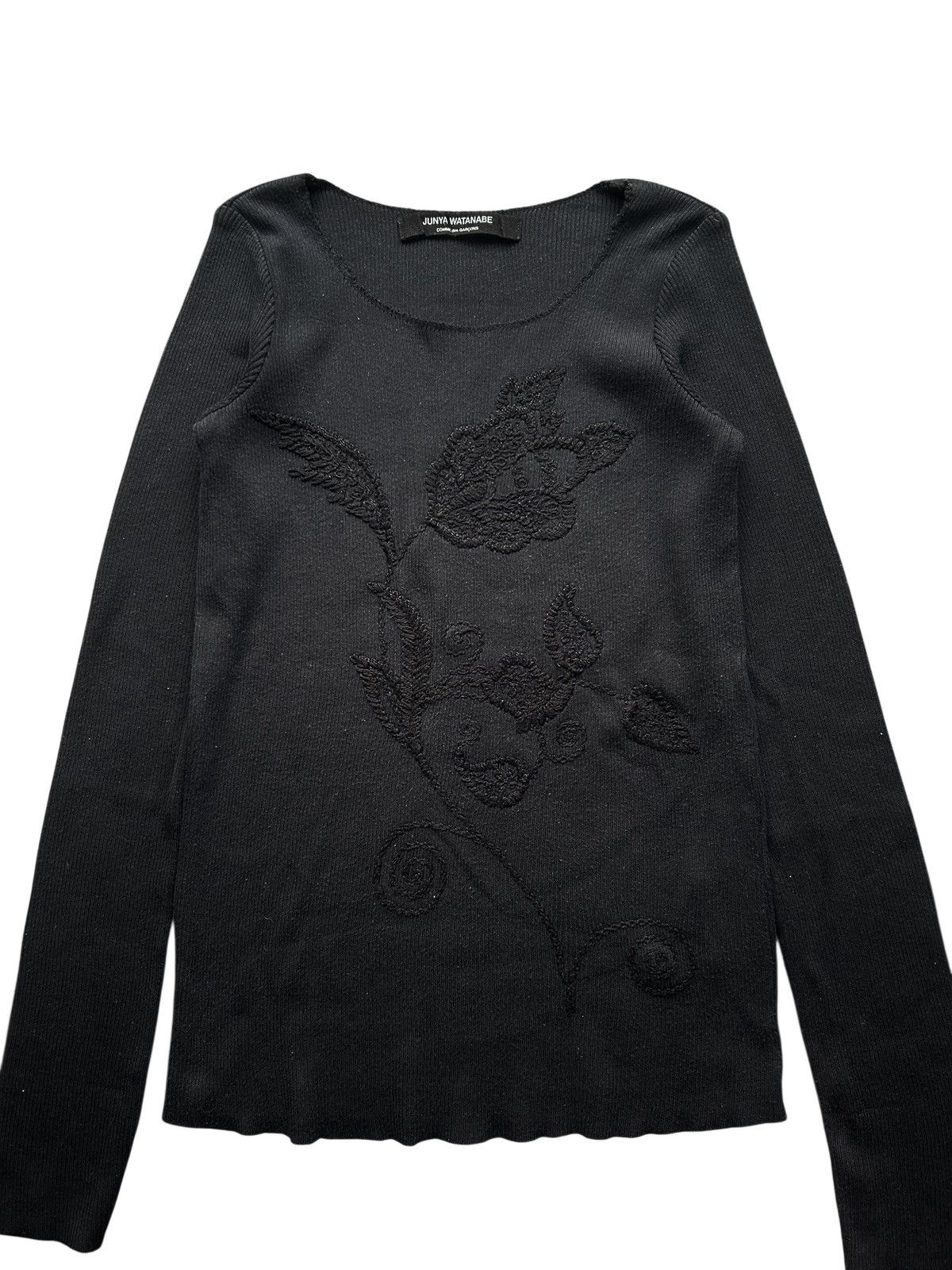 Junya Watanabe F/W 92 Debut Collection Floral Embroidered Knit Size ONE SIZE - 3 Thumbnail