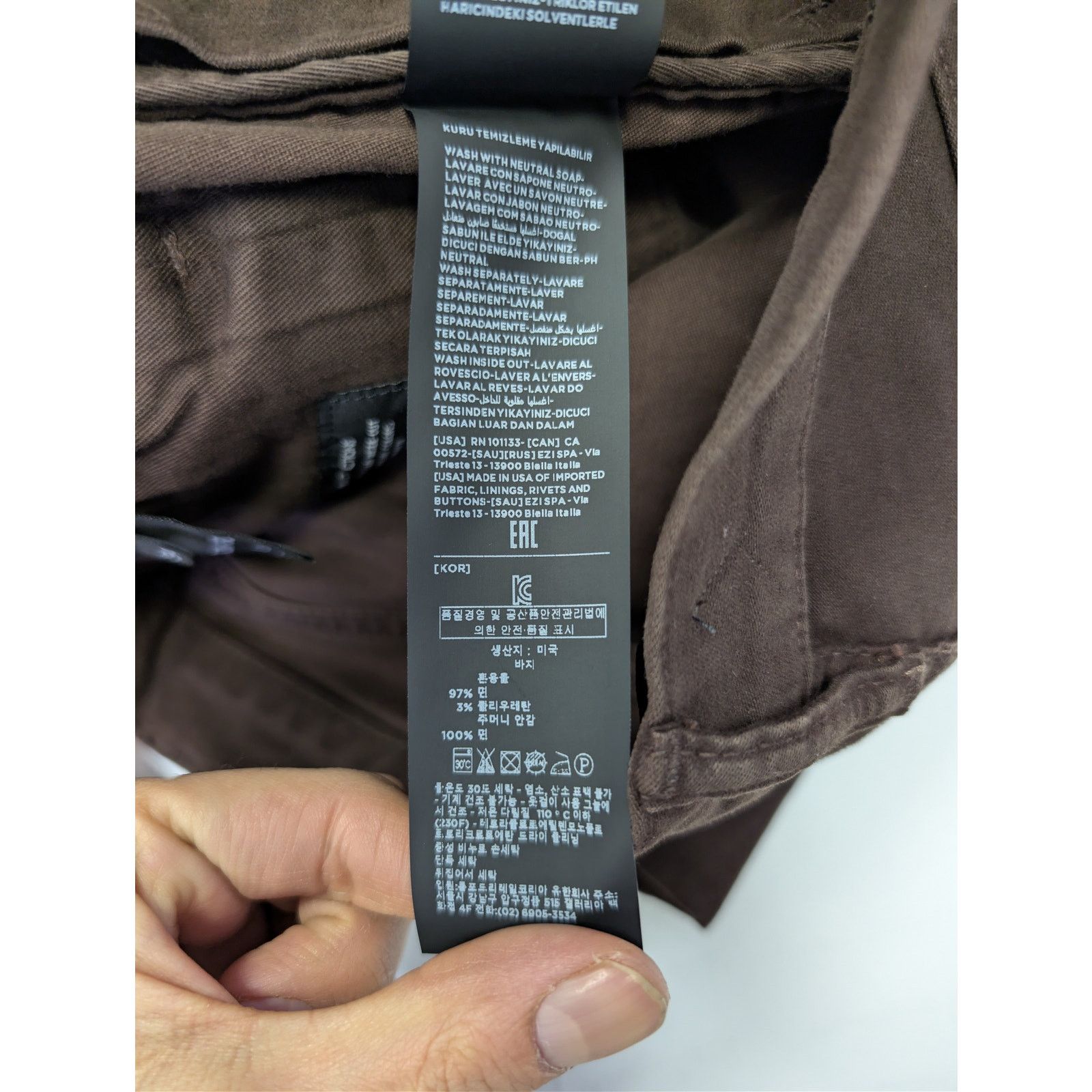 Tom Ford o1rshd1 Slim Denim Jeans in Brown Size US 34 / EU 50 - 18 Thumbnail