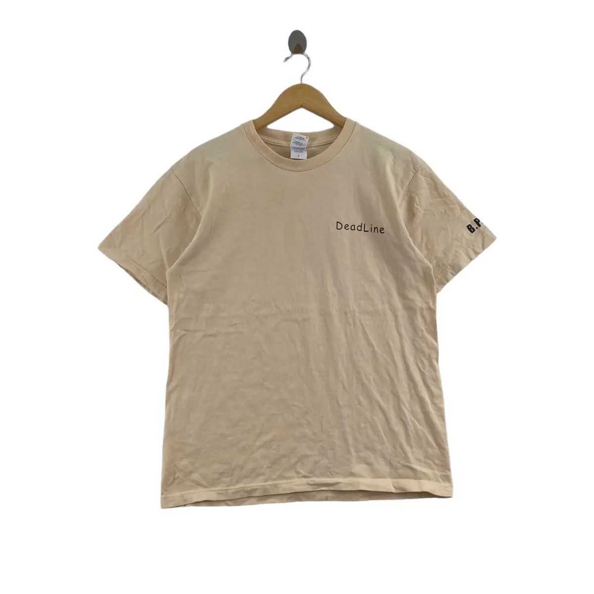 Vintage DEADLINE CREW Black People Movement Tee Shirt Top No War Size L / US 10 / IT 46 - 3 Thumbnail