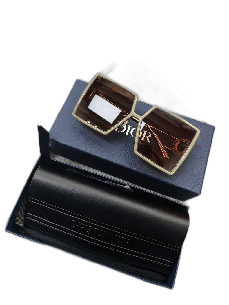 Dior Dior Montaigne Sunglasses Brown Frame Size ONE SIZE - 1 Thumbnail