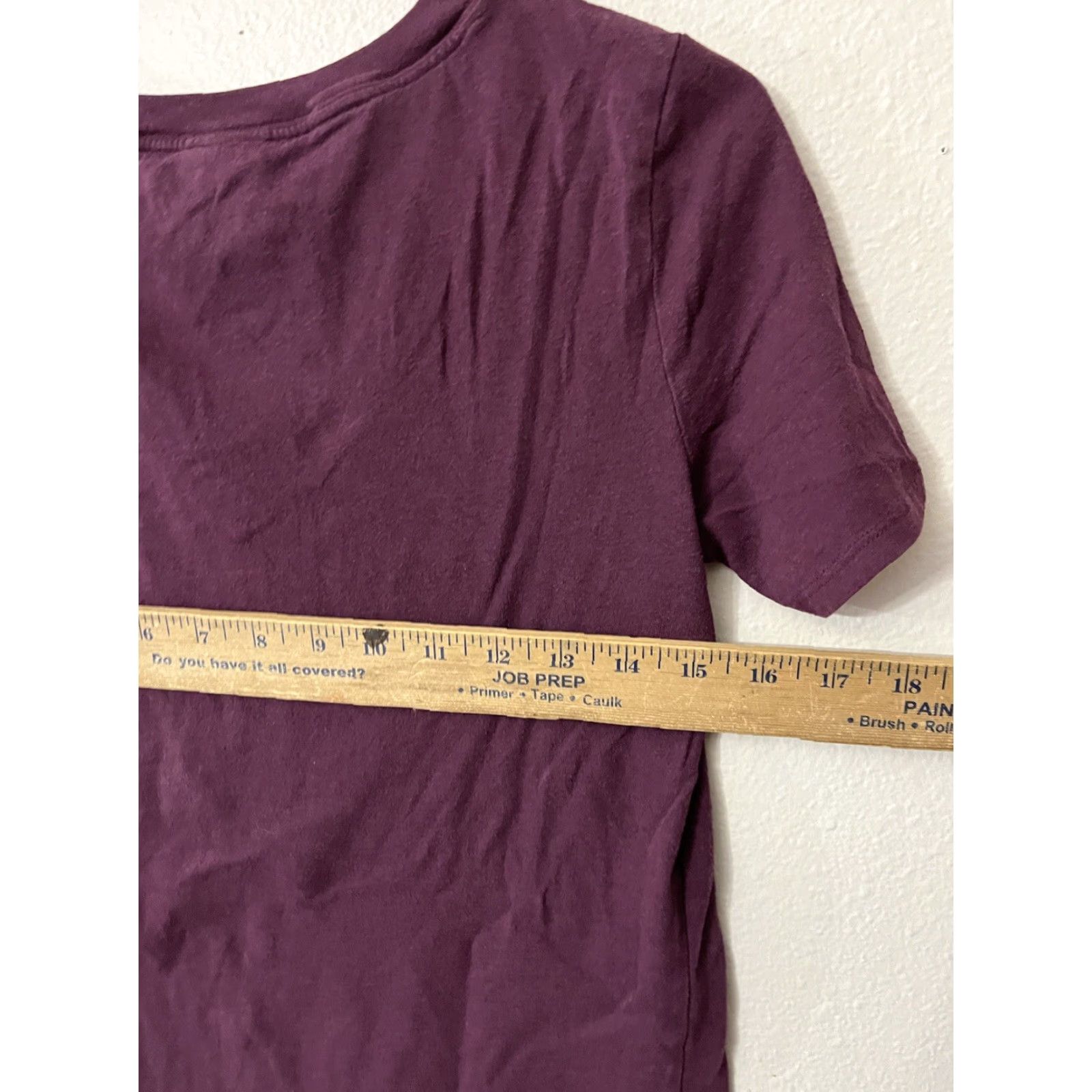 Victoria's Secret Victoria's Secret T-Shirt Adult XS Purple Cotton V-Neck Short Sleeve Solid Pullover Womens Size XS / US 0-2 / IT 36-38 - 5 Thumbnail