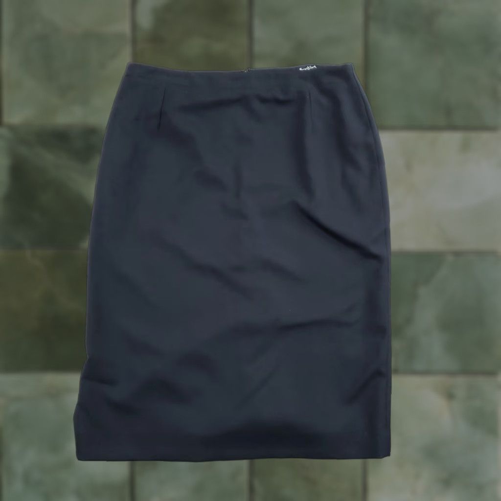 Margaret Howell Margaret Howell Skirt 46 Black Wool Pencil Lined Made In Italy Career Womens Size 32" / US 10 / IT 46 - 1 Thumbnail