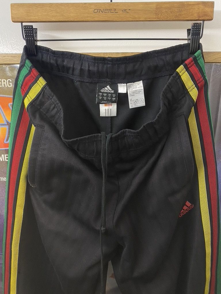 Adidas AW2004 Adidas Rasta Striped Climalite Joggers Size US 30 / EU 46 - 8 Thumbnail