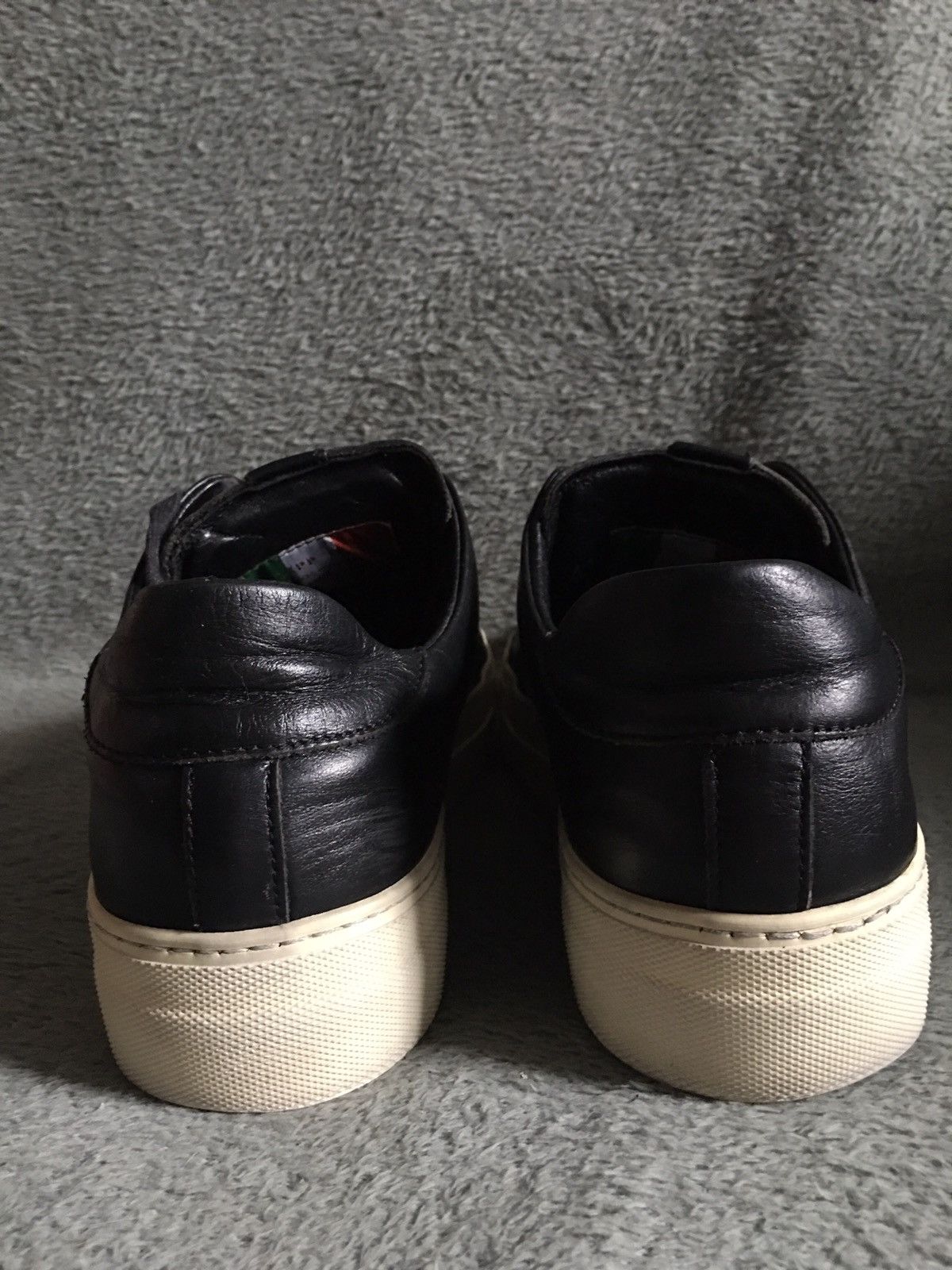 Philipp Plein Philipp Plein Black Leather Low-top Sneakers EU 41 Size US 8 / EU 41 - 12 Thumbnail