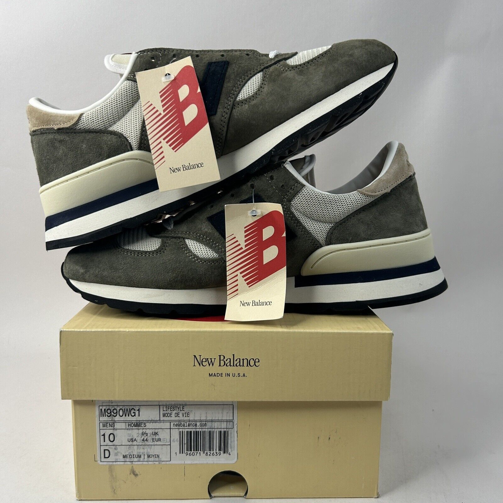 New Balance New Balance 990v1 x Teddy Santis MiUSA “Blue Grey” 2024 Size US 10 / EU 43 - 3 Thumbnail