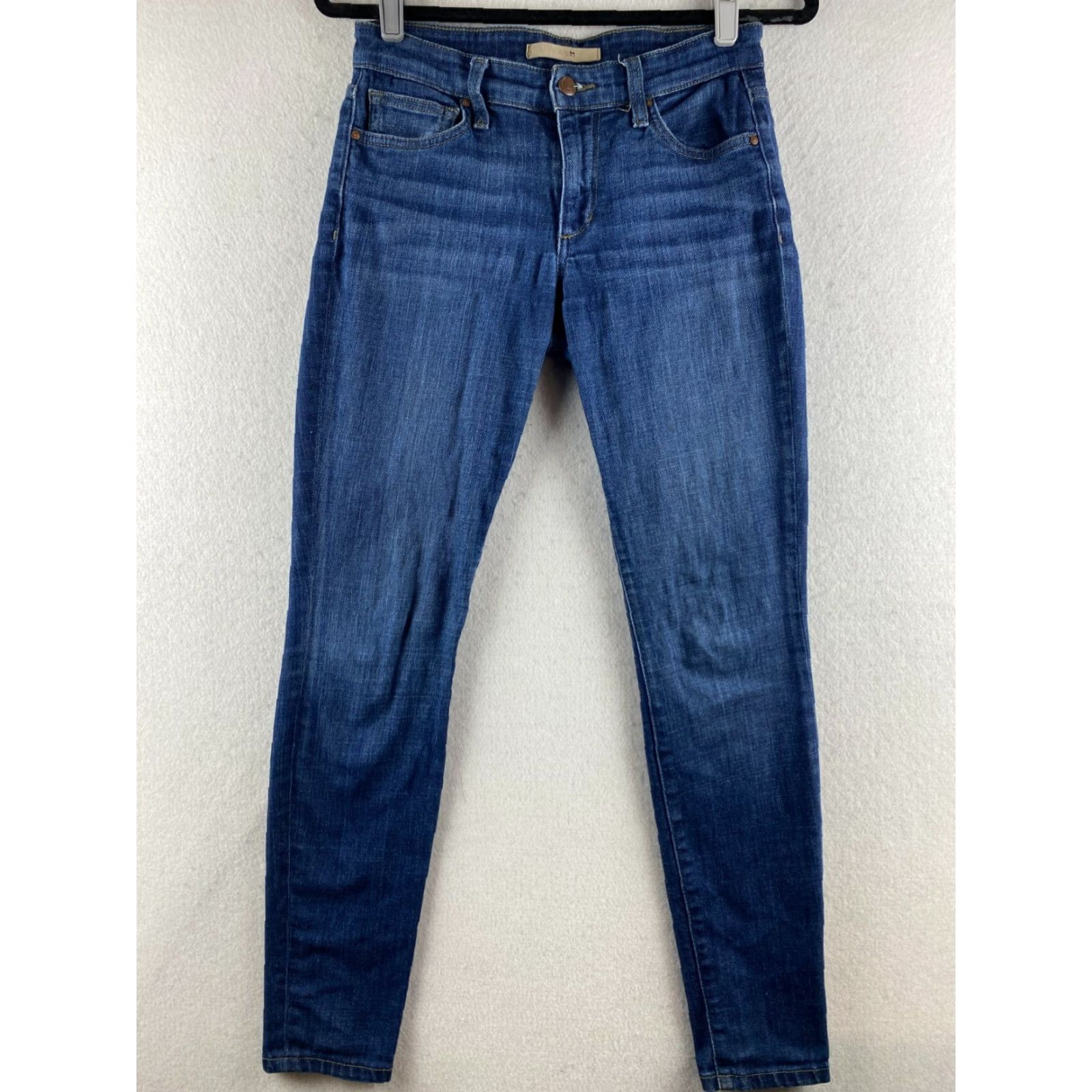 Vintage Joe's Jeans Jeans Womens 27 Blue Amalie Petite Skinny Distressed Denim Pockets 5-Pocket Blue Jeans Womens Petites Modern Denim Distressed Pockets 27 Size 27" / US 4 / IT 40 - 2 Thumbnail