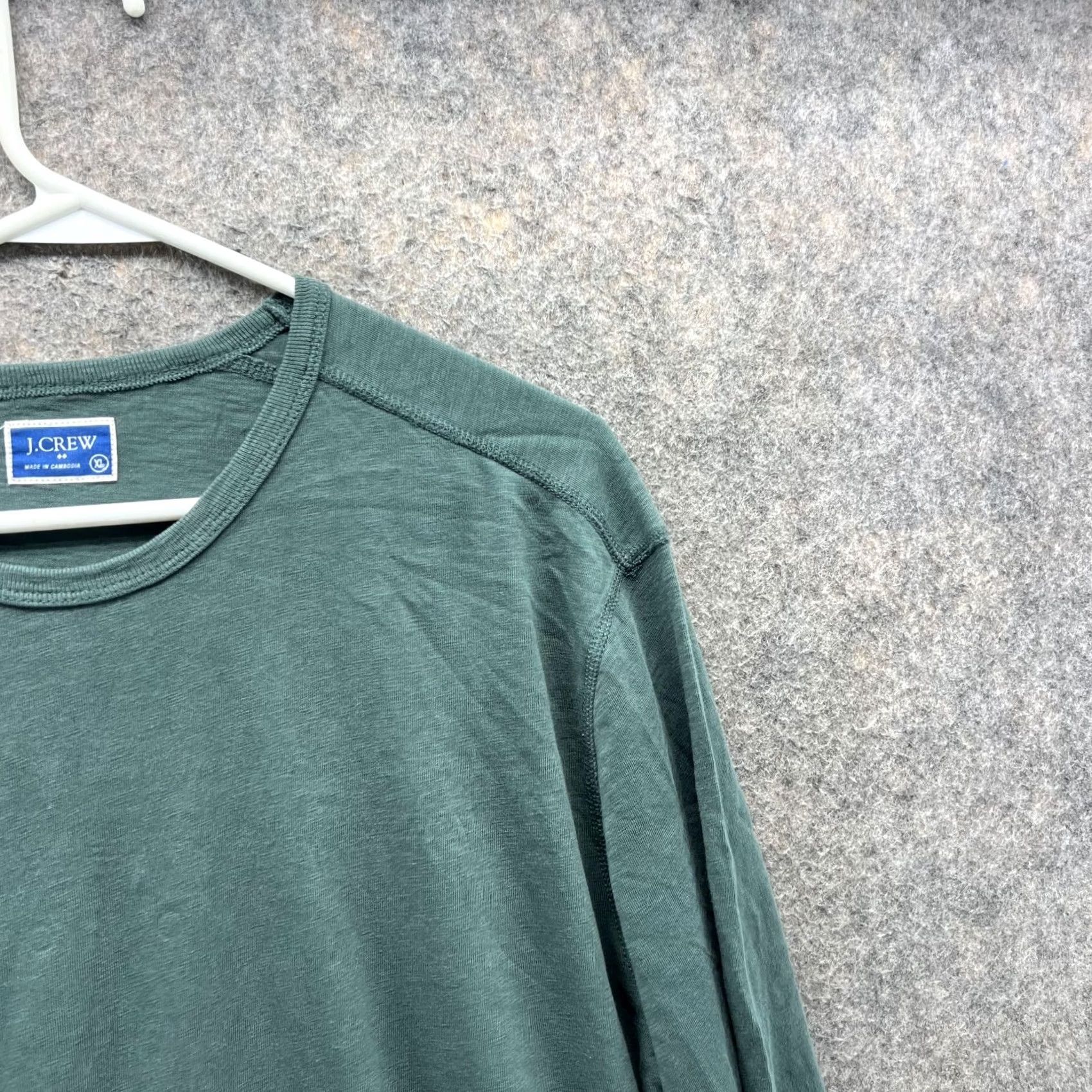 J.Crew VINTAGE J.CREW Shirt Men XL Teal Blue Sweatshirt Crewneck Pullover Warm (All Seasons) Size US XL / EU 56 / 4 - 4 Thumbnail