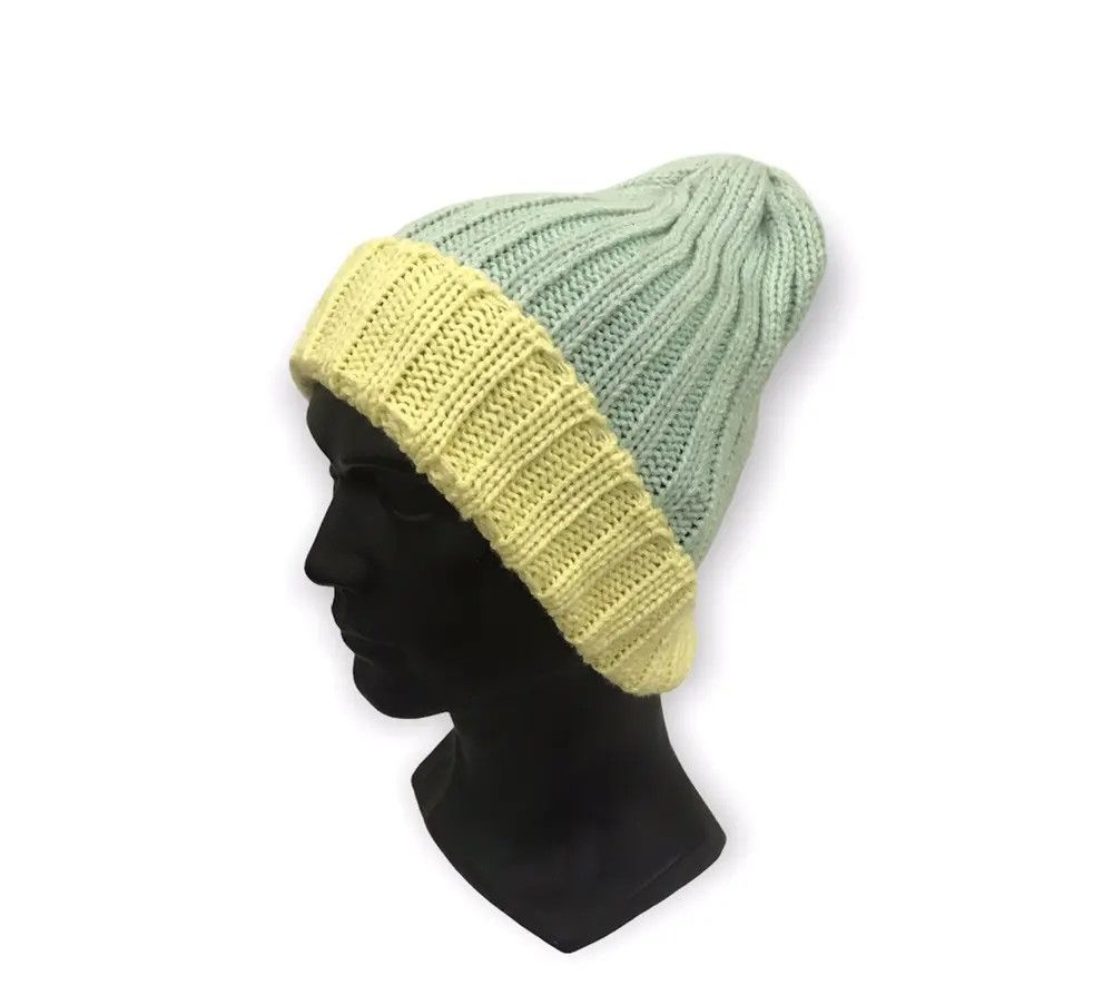 Japanese Brand × Vintage Japanese Brand Knit Beanie Hat Size ONE SIZE - 1 Thumbnail