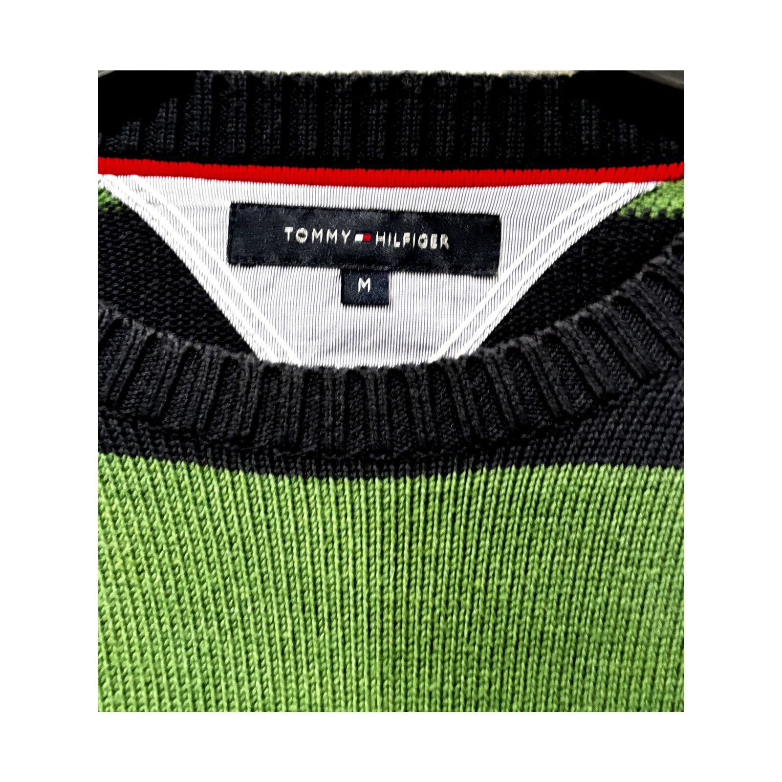 Tommy Hilfiger TOMMY HILFIGER Men's Classics Block Stripped Sweater Sz M Size US M / EU 48-50 / 2 - 4 Thumbnail