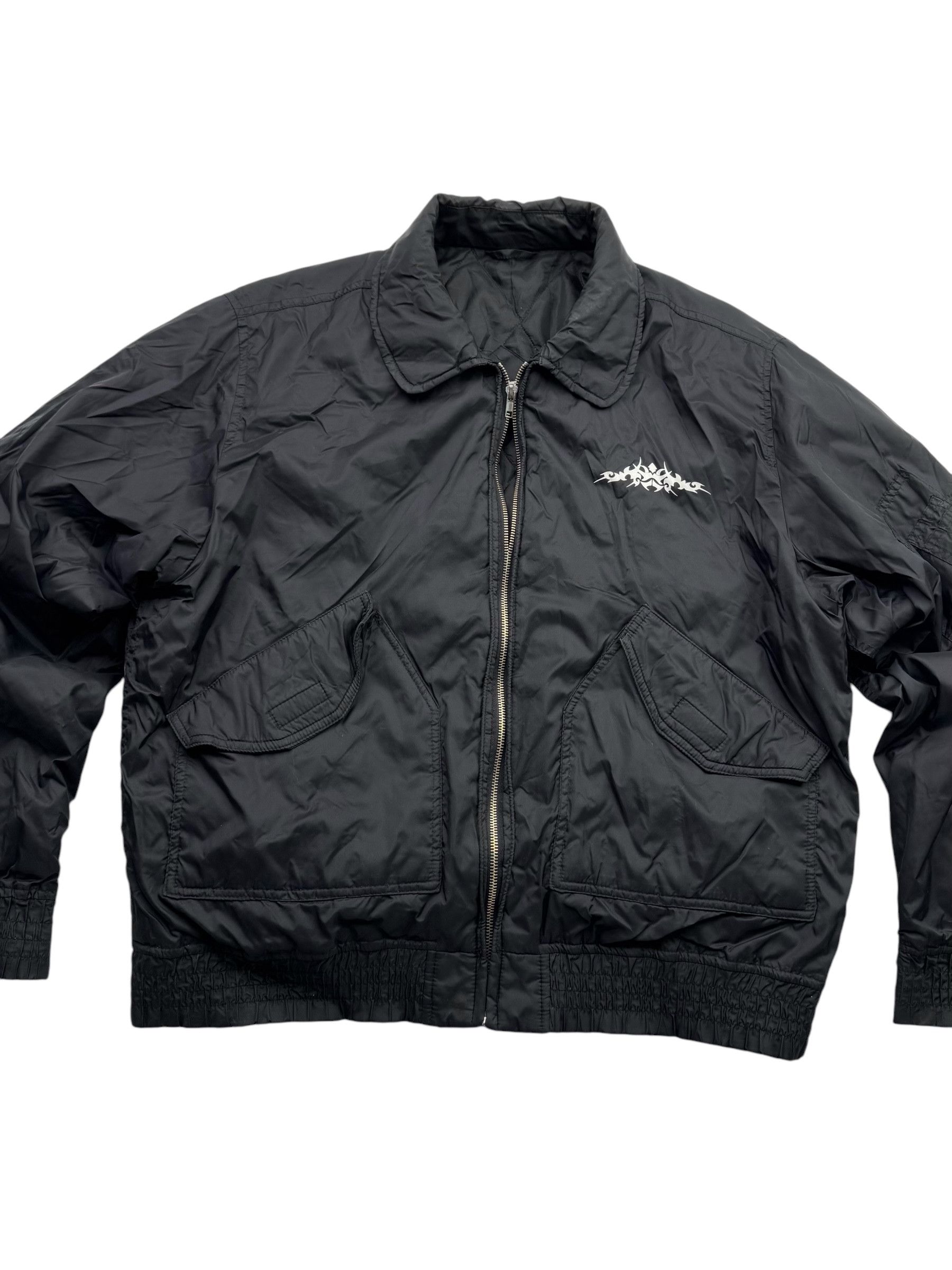 Japanese Brand Vintage Oversized Bomber Jacket W112(V9) Size US L / EU 52-54 / 3 - 2 Thumbnail