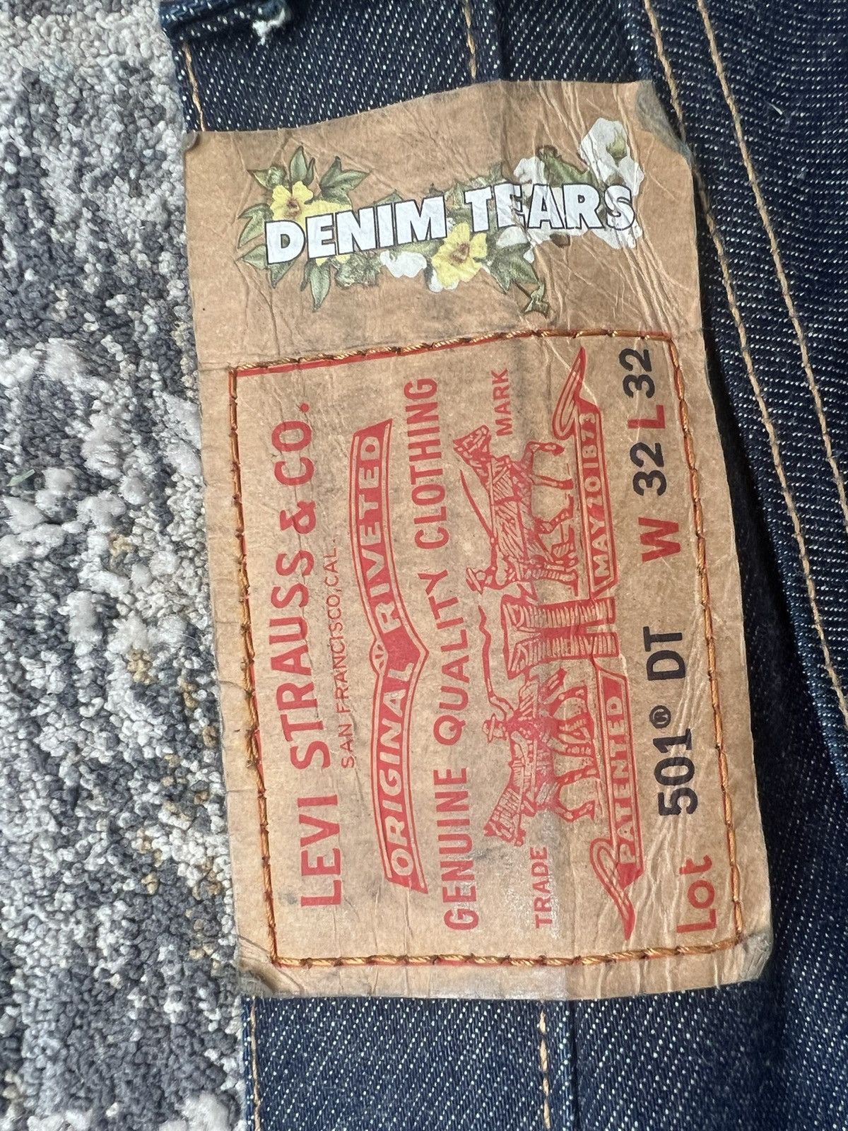 DENIM TEARS Denim Tears pants flower print Size US 32 / EU 48 - 5 Thumbnail