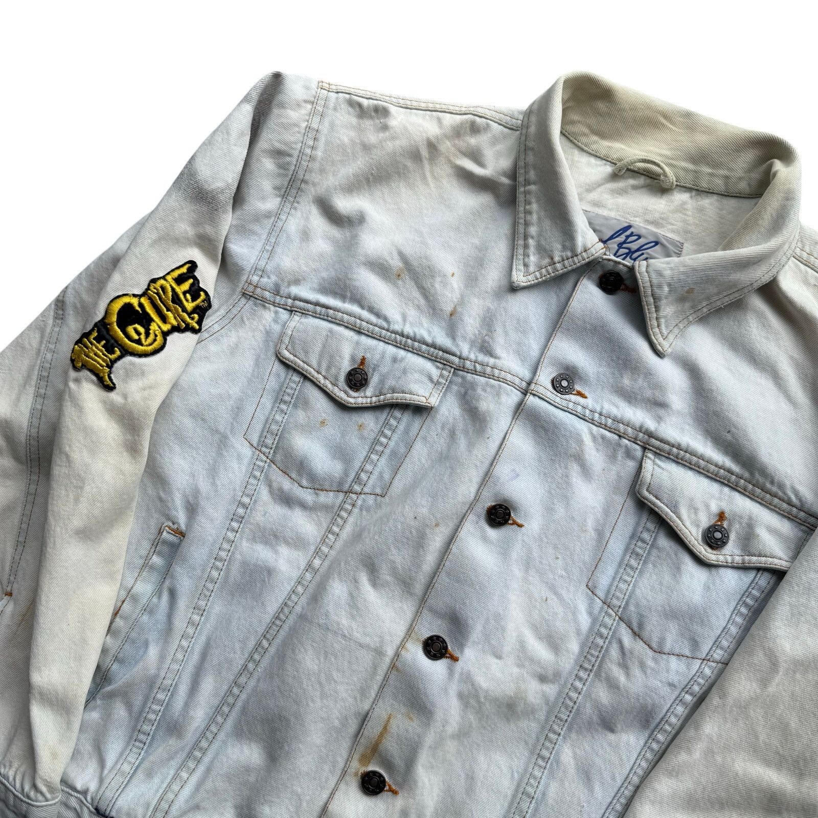 Vintage Vintage 90’s Patchwork Custom Denim Jacket XL Size US XL / EU 56 / 4 - 4 Thumbnail