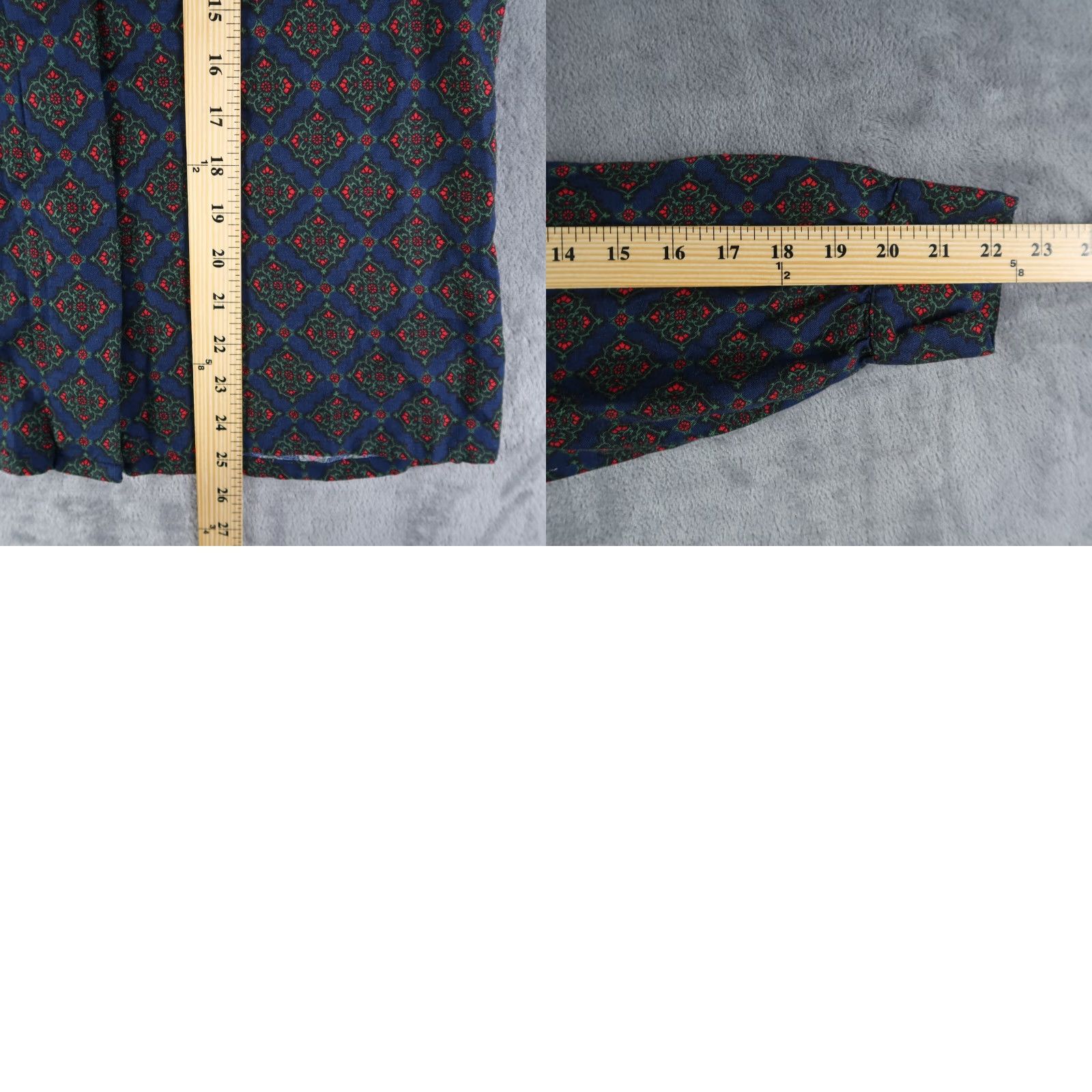 Pendleton VINTAGE Pendleton Blouse Shirt 12 Womens Paisley Floral Rayon Button Up Cardigan? Size XL / US 12-14 / IT 48-50 - 9 Thumbnail