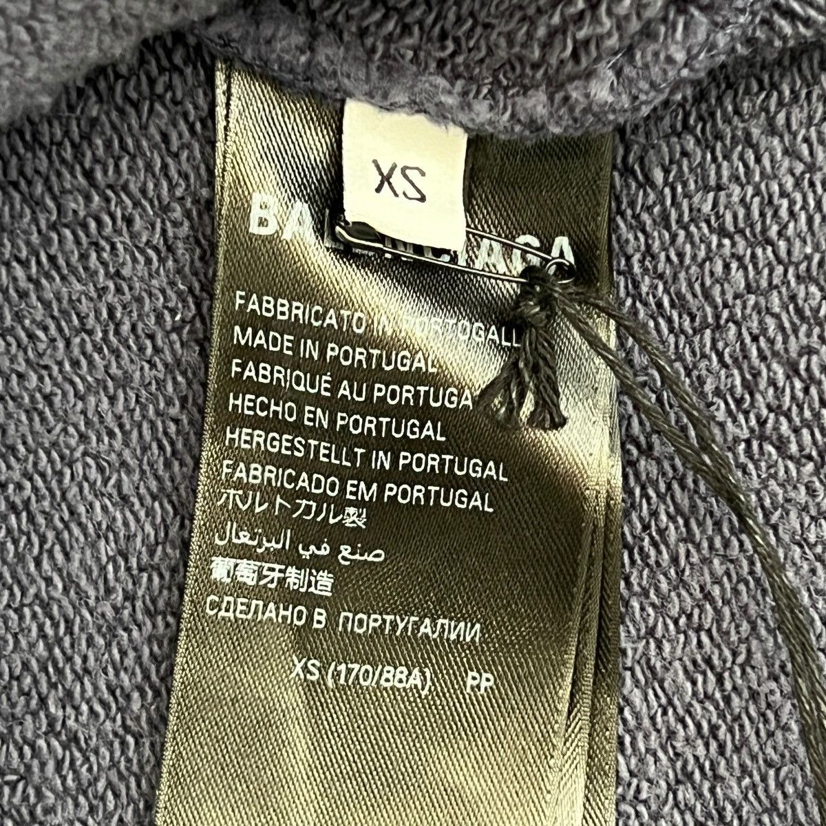 Balenciaga BALENCIAGA 2024 Fall Incognito Zip-Up Sweat Parka Hoodie Size US XS / EU 42 / 0 - 7 Thumbnail