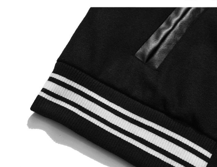 Japanese Brand Skeleton Patchwork Graphic Embroidered Varsity Jacket y2k Size US L / EU 52-54 / 3 - 8 Thumbnail