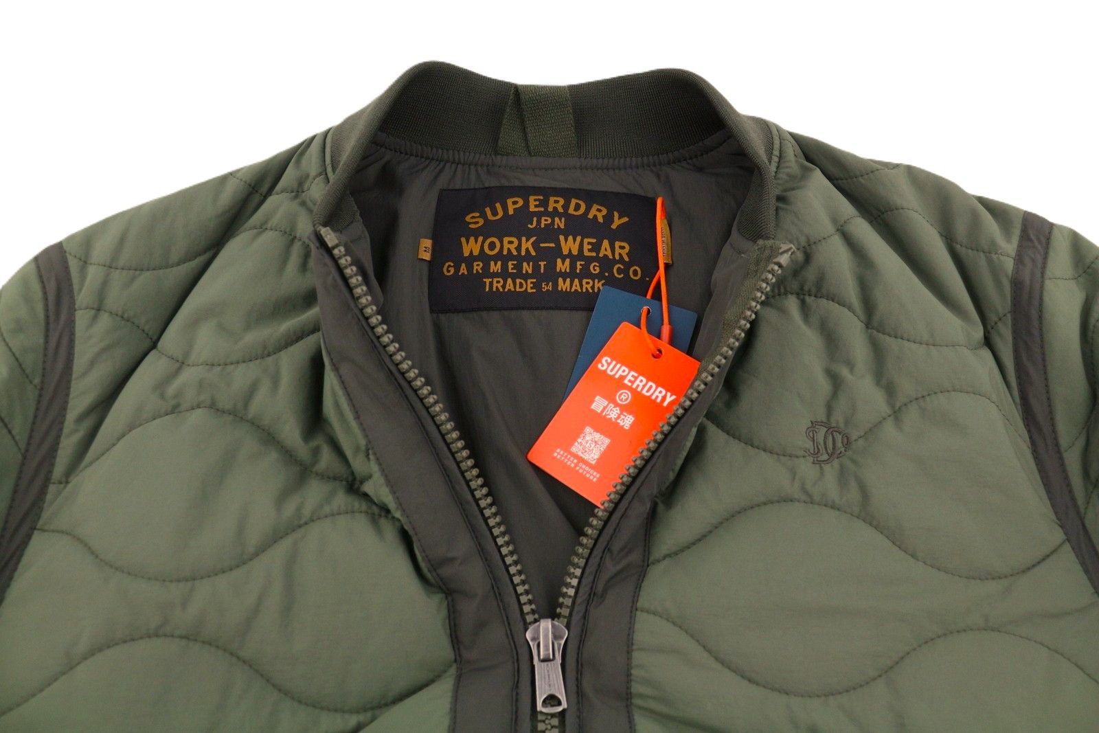 Superdry Military M Green Quilted Insulated Bomber 87138 Size US M / EU 48-50 / 2 - 5 Thumbnail
