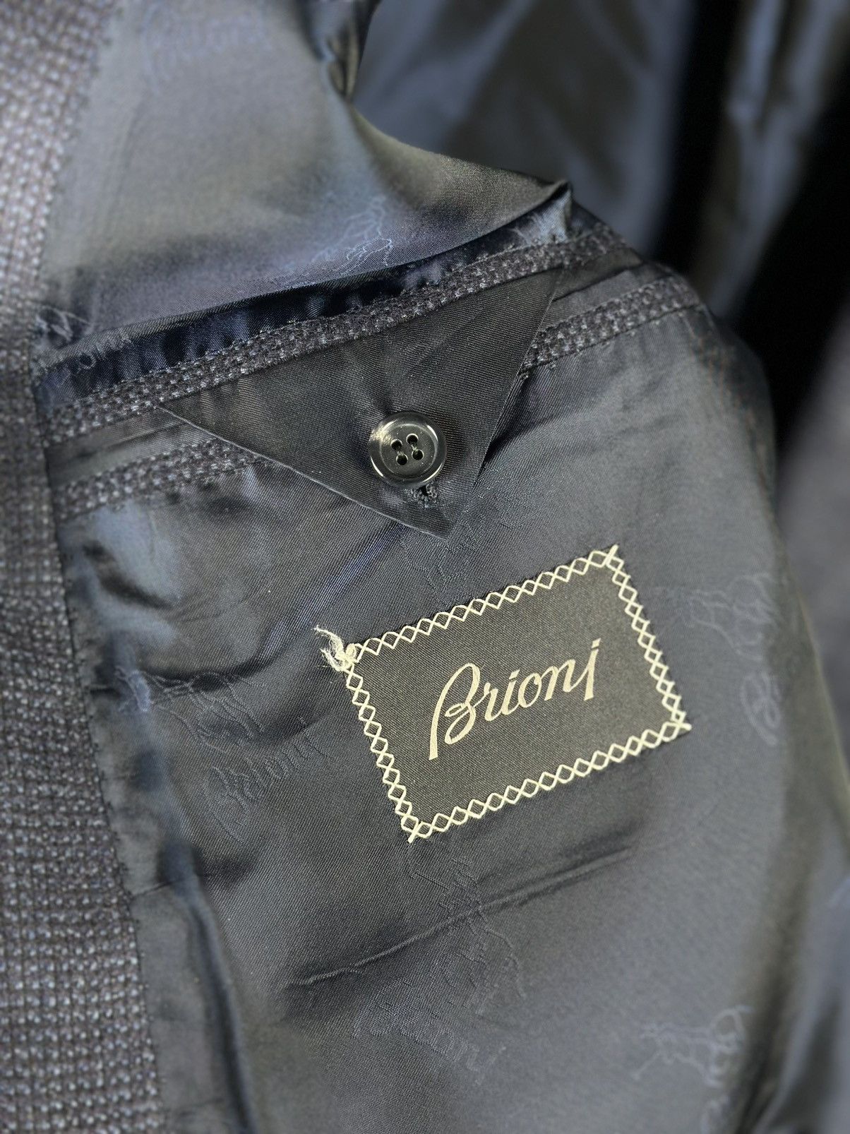 Brioni Brioni Brunico Suit Jacket Navy Blue Wool Size 53 R Size 54R - 16 Thumbnail