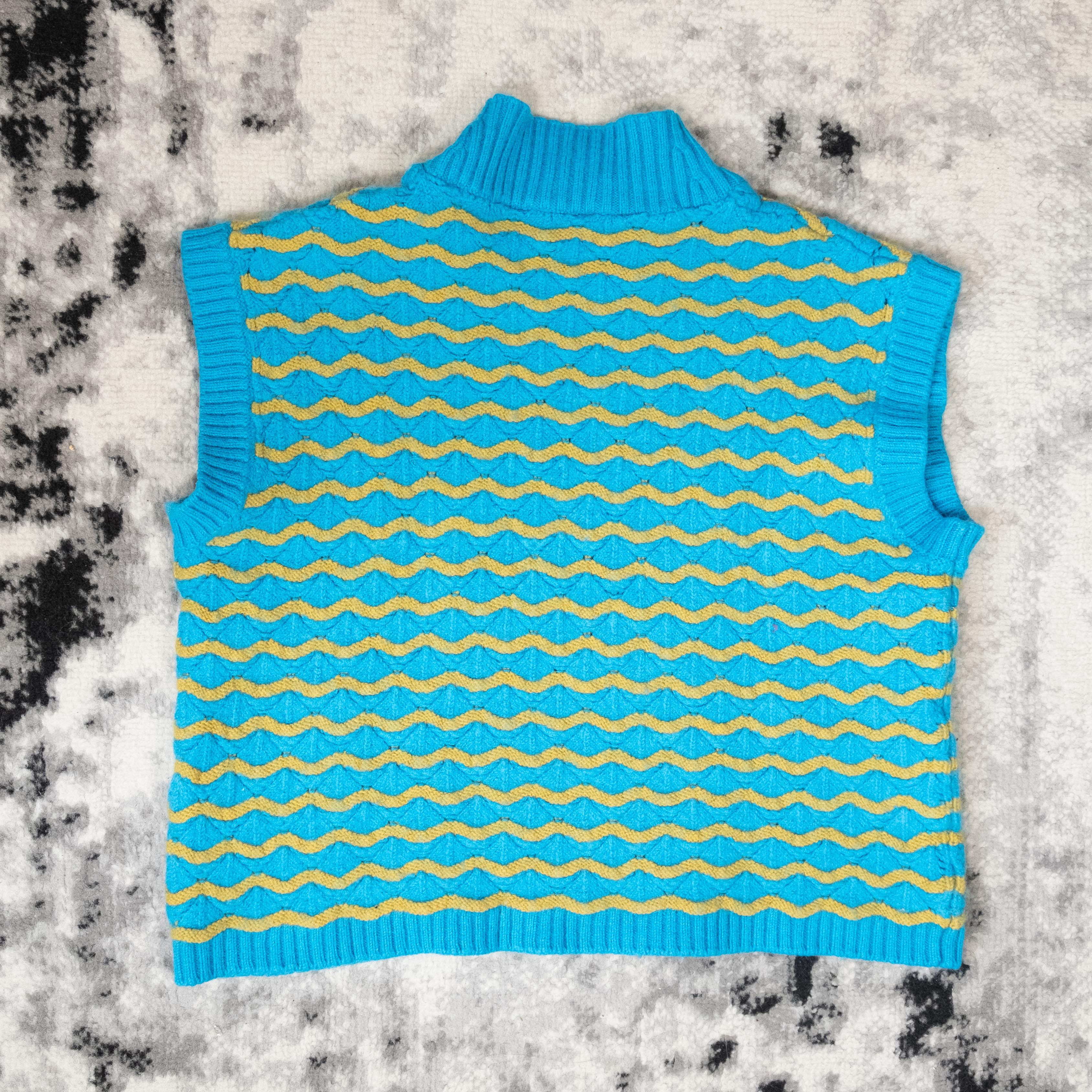 United Colors Of Benetton United Color Of Benetton Sleeveless Sweater Size L / US 10 / IT 46 - 4 Thumbnail