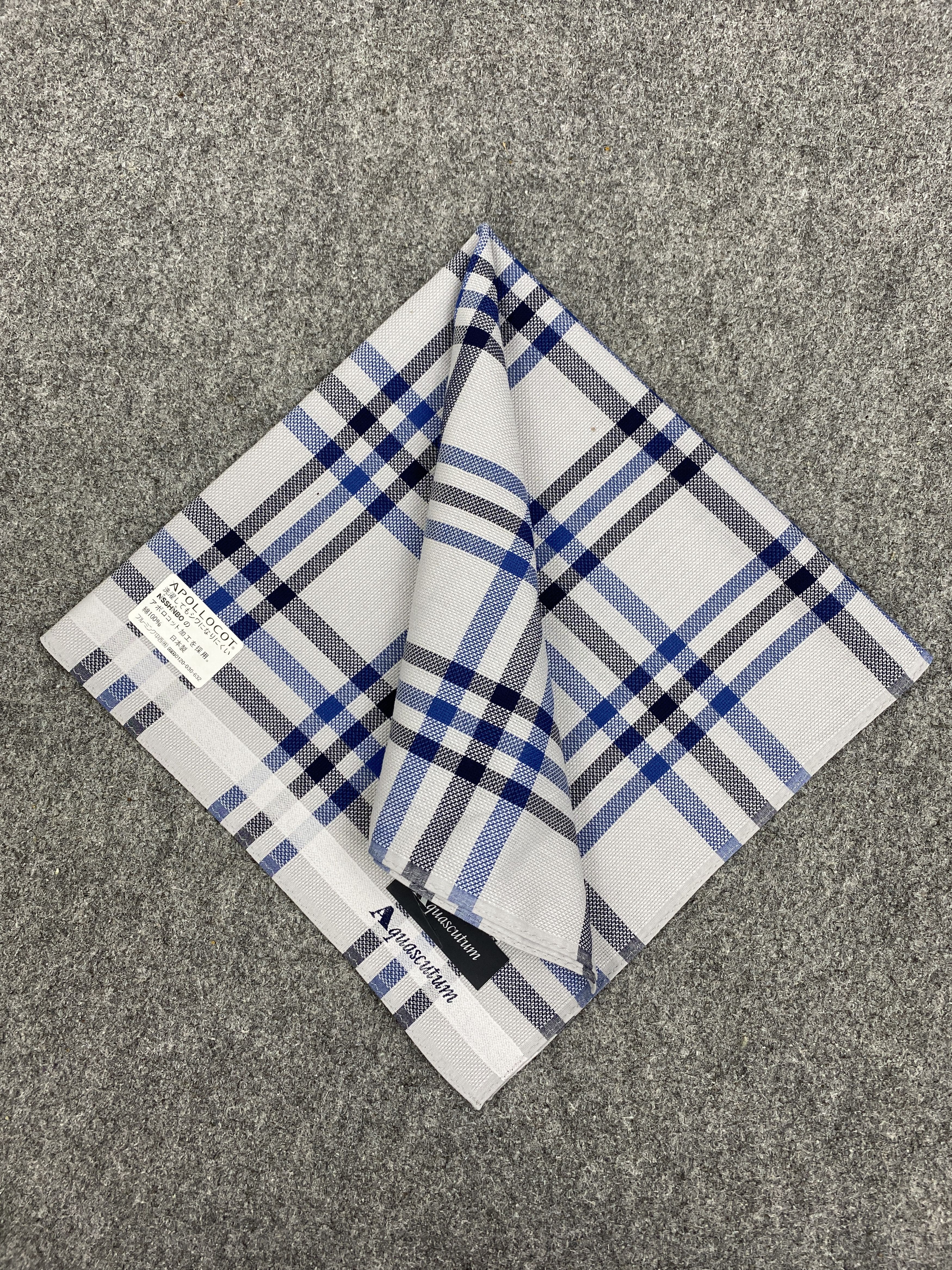 Aquascutum × Vintage Vintage Aquascutum Handkerchief / Neckwear / Bandana HKC0484 Size ONE SIZE - 3 Thumbnail